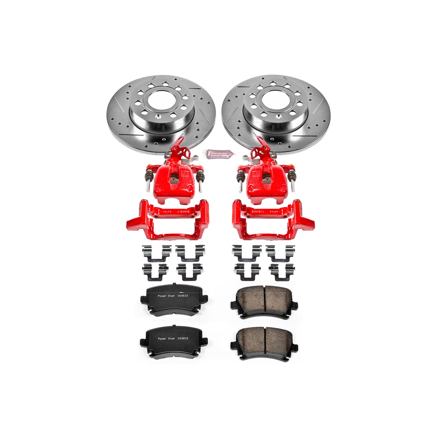 Power Stop KC4627A Power Stop Z23 Evolution Sport Brake Upgrade Kits