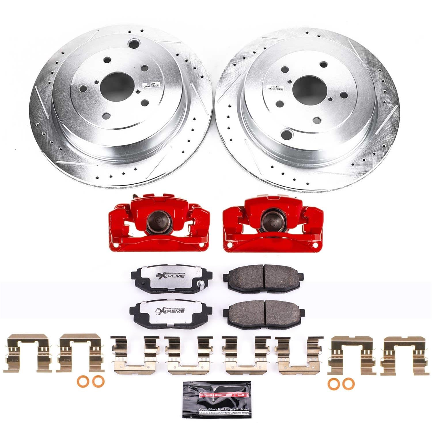 Power Stop 06-07 Subaru B9 Tribeca Rear Z26 Street Kit w/Calipers (1x psbK4645-26, 1x psbS3234) thumbnail 7