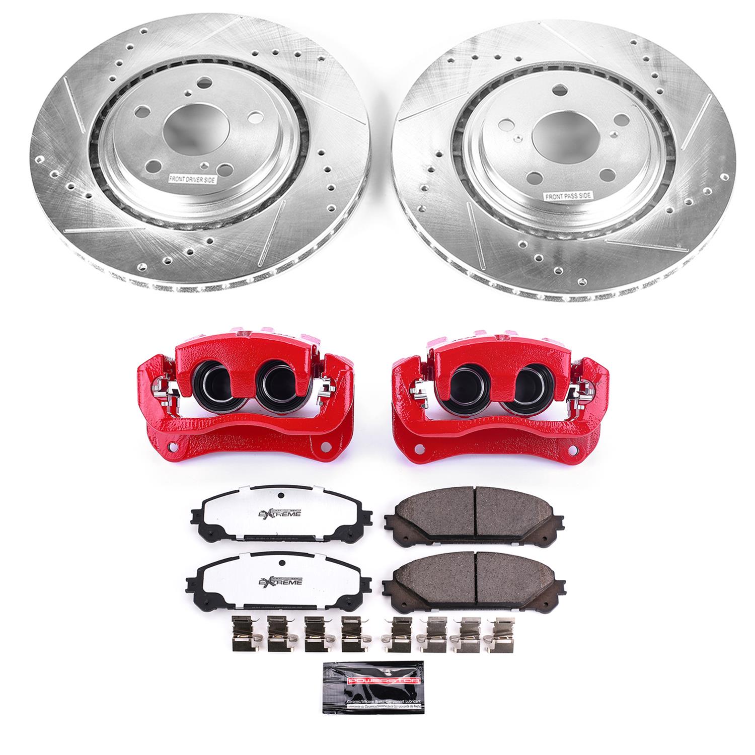 Power Stop 08-13 Toyota Highl&er Front Z36 Truck & Tow Kit w/Cals (1x psbS3352, 1x psbK4713-36) thumbnail 9