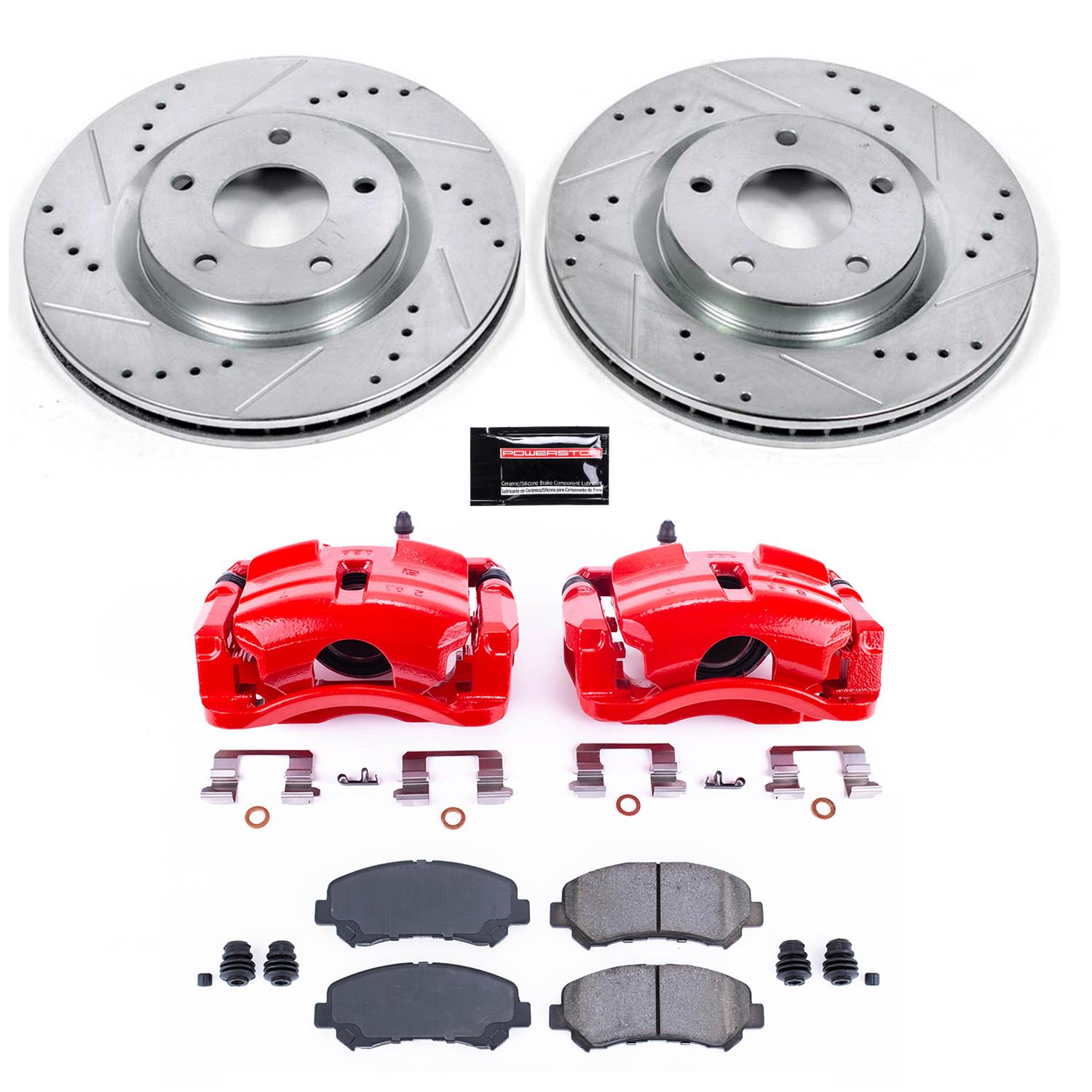 Power Stop 08-14 Nissan Rogue Front Z23 Evolution Sport Brake Kit w/Calipers (1x psbS3428, 1x psbK4724) thumbnail 8