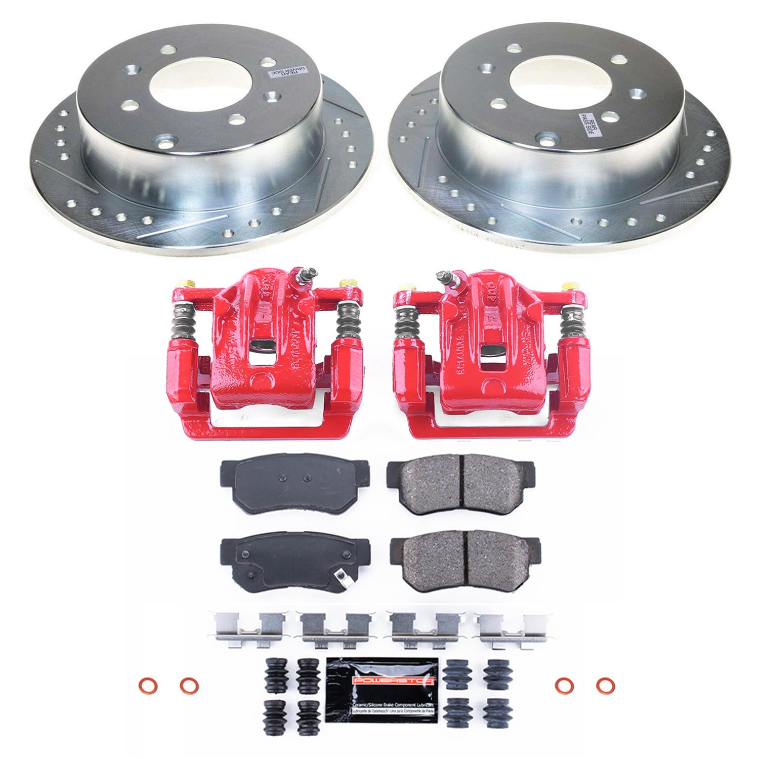 Power Stop 01-06 Kia Optima Rear Z23 Evolution Kit w/Calipers (1x psbS2704, 1x psbK5212) thumbnail 2