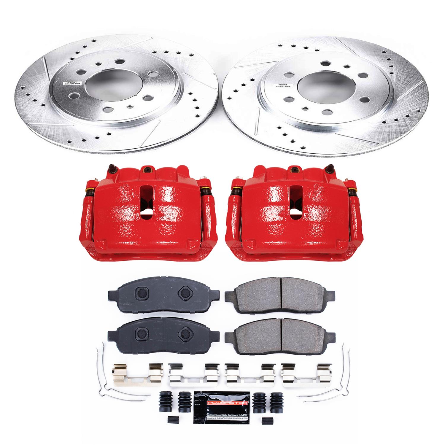 Power Stop 2009 Ford F-150 Front Z23 Evolution Sport Brake Kit w/Calipers (1x psbS4974A, 1x psbK5336) thumbnail 6