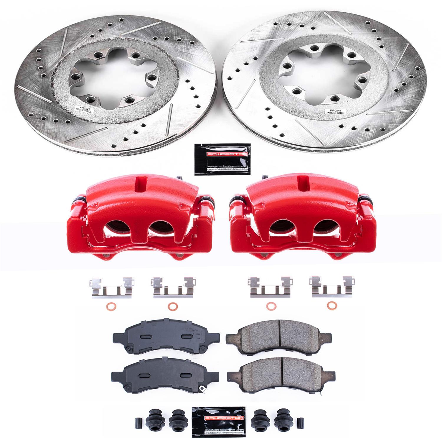 Power Stop 09-12 Chevrolet Colorado Front Z23 Evolution Sport Brake Kit w/Calipers (1x psbK5405, 1x psbS5004C) thumbnail 5