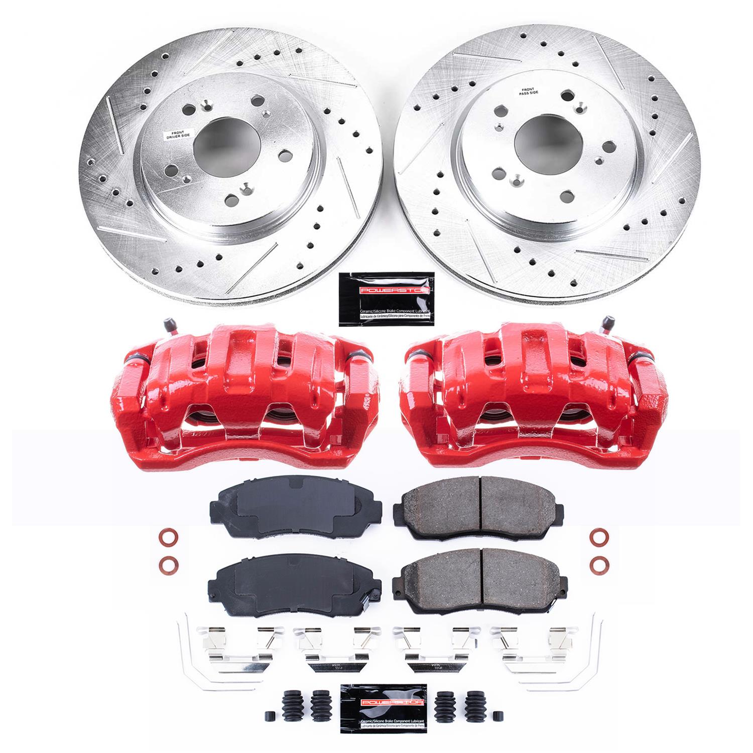 Power Stop 12-15 Honda Crosstour Front Z23 Evolution Kit w/Calipers (1x psbS2958, 1x psbK5432) thumbnail 5