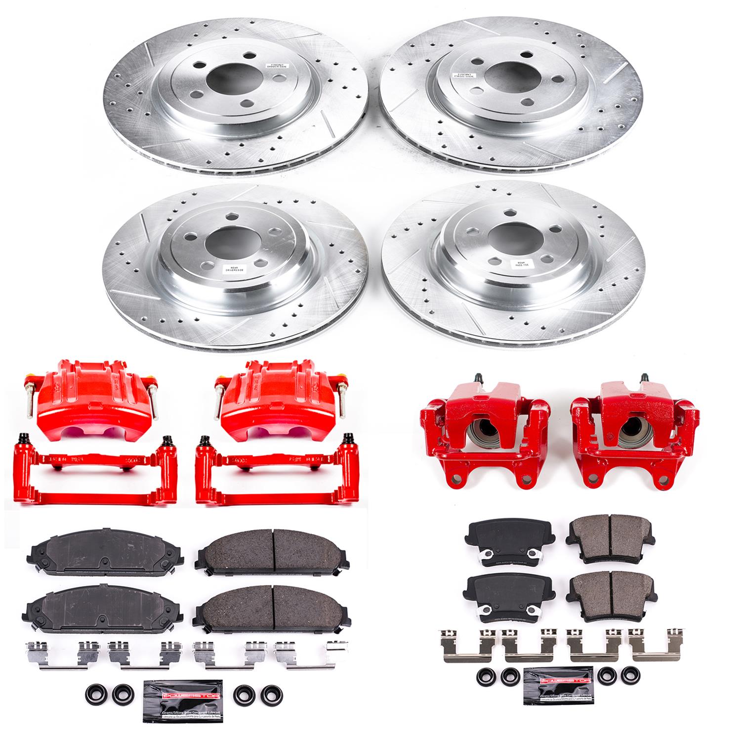 Power Stop 12-14 Dodge Charger Front & Rear Z23 Evolution Sport Brake Kit w/Calipers (1x psbK5486, 1x psbS5016A, 1x psbK2560, 1x psbS4992A) thumbnail 5