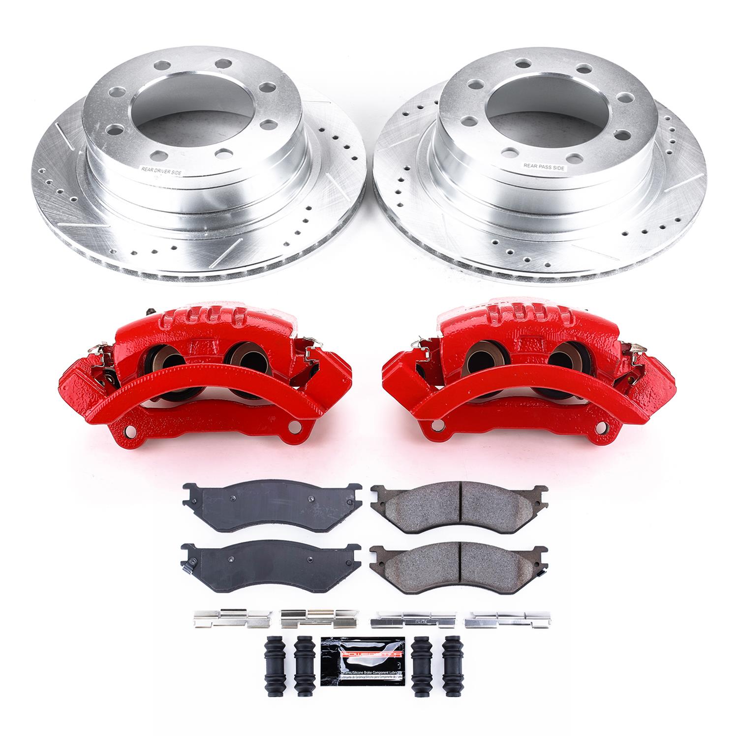 Power Stop 06-08 Dodge Ram 1500 Rear Z23 Evolution Sport Brake Kit w/Calipers (1x psbS4894, 1x psbK5490) thumbnail 7