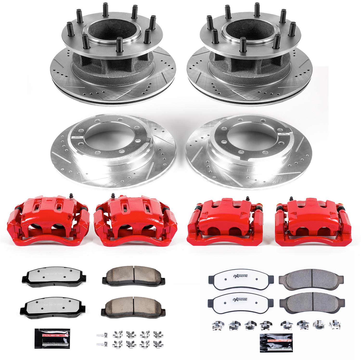 PowerStop Rear Z36 Truck & Tow Brake Kit w/ Calipers | Lexus RX330 (2004–2006) (KC5333A-36) main image 1