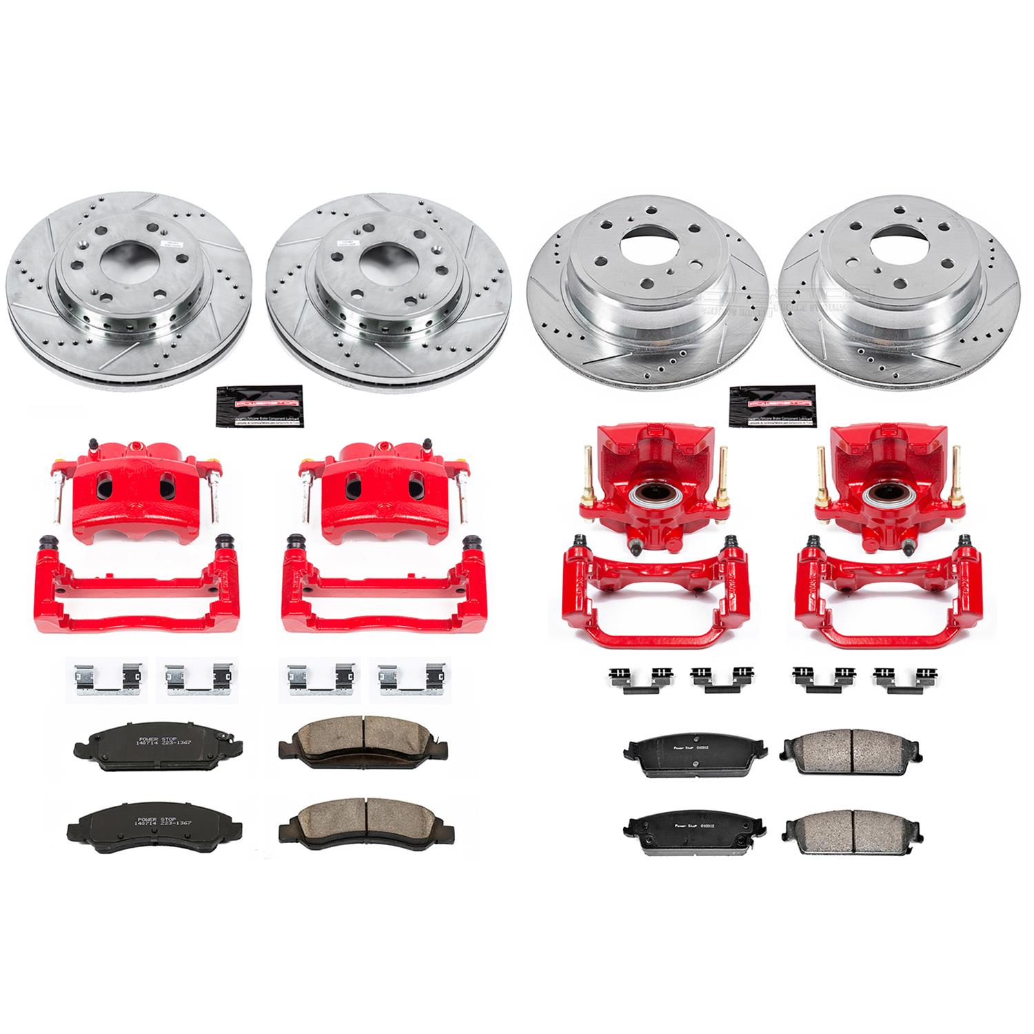 Power Stop 08-14 Chevrolet Tahoe Front & Rear Z23 Evolution Sport Brake Kit w/Calipers (1x psbK2083, 1x psbS5030, 1x psbK5519, 1x psbS4918A) thumbnail 7