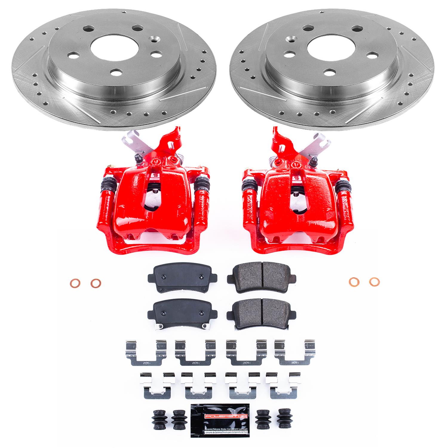 Power Stop 12-16 Buick LaCrosse Rear Z23 Evolution Sport Brake Kit w/Calipers (1x psbK5531, 1x psbS5324) thumbnail 7