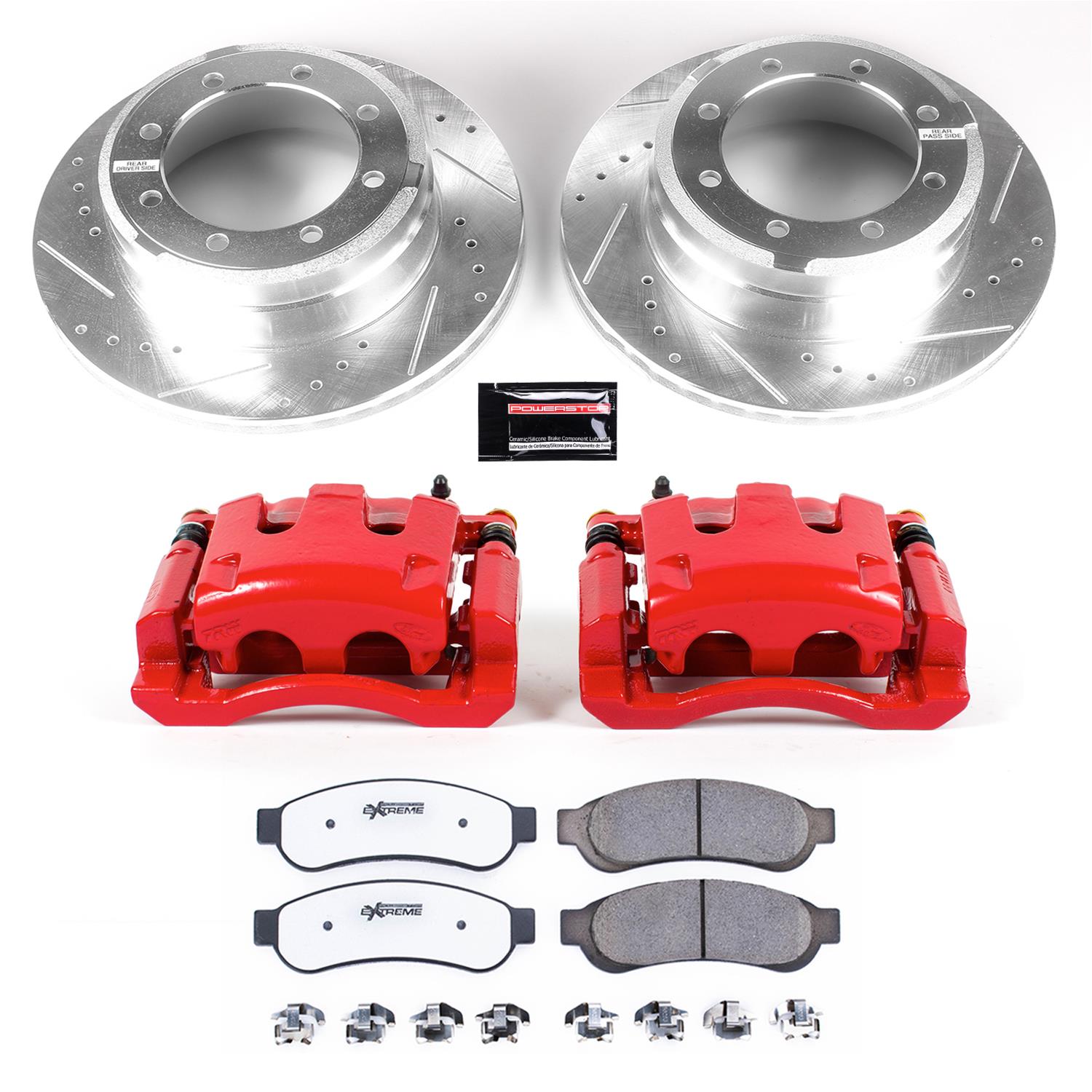 Power Stop 10-12 Ford F-450 Super Duty Rear Z36 Truck&Tow Kit w/Cals (1x psbK5579-36, 1x psbS5028) thumbnail 3