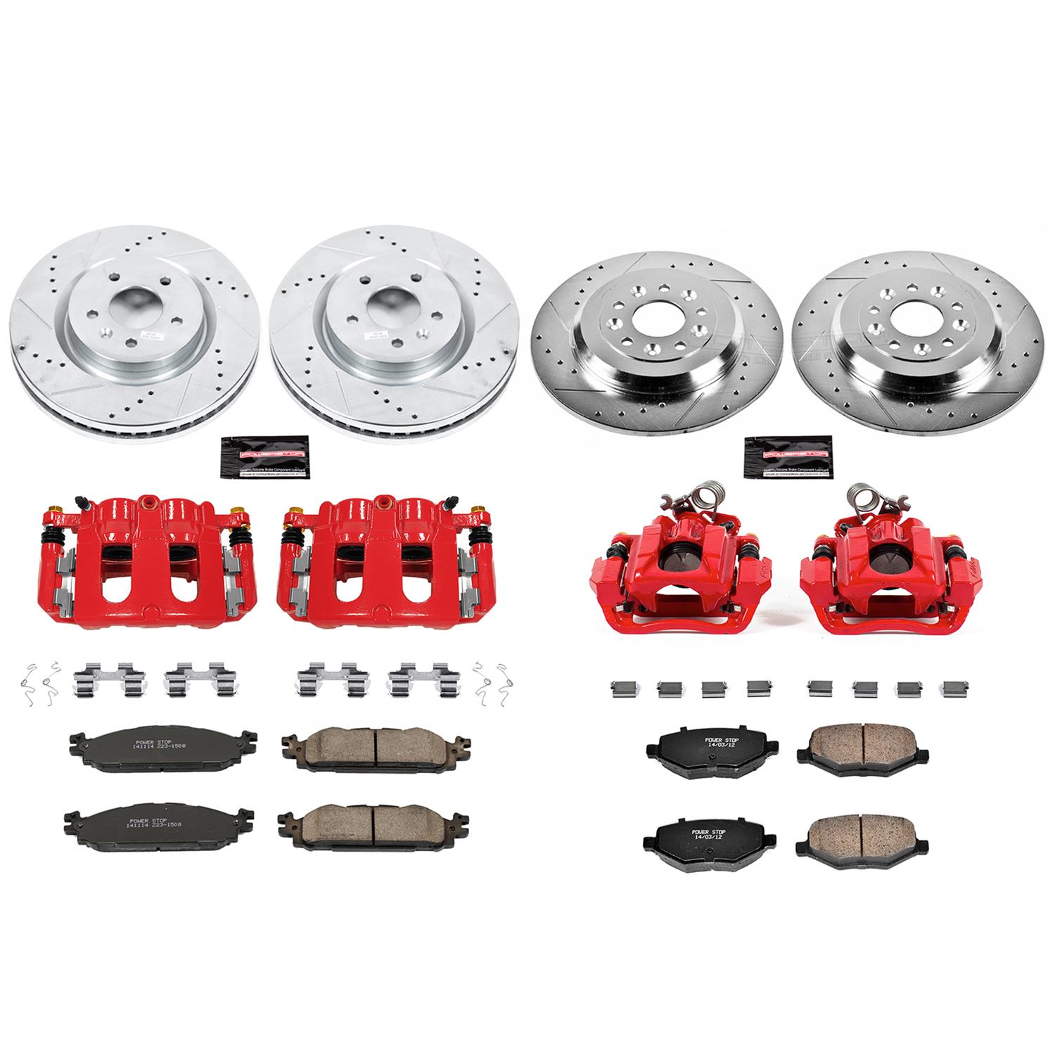 Power Stop KC5584 Power Stop Z23 Evolution Sport Brake Upgrade Kits