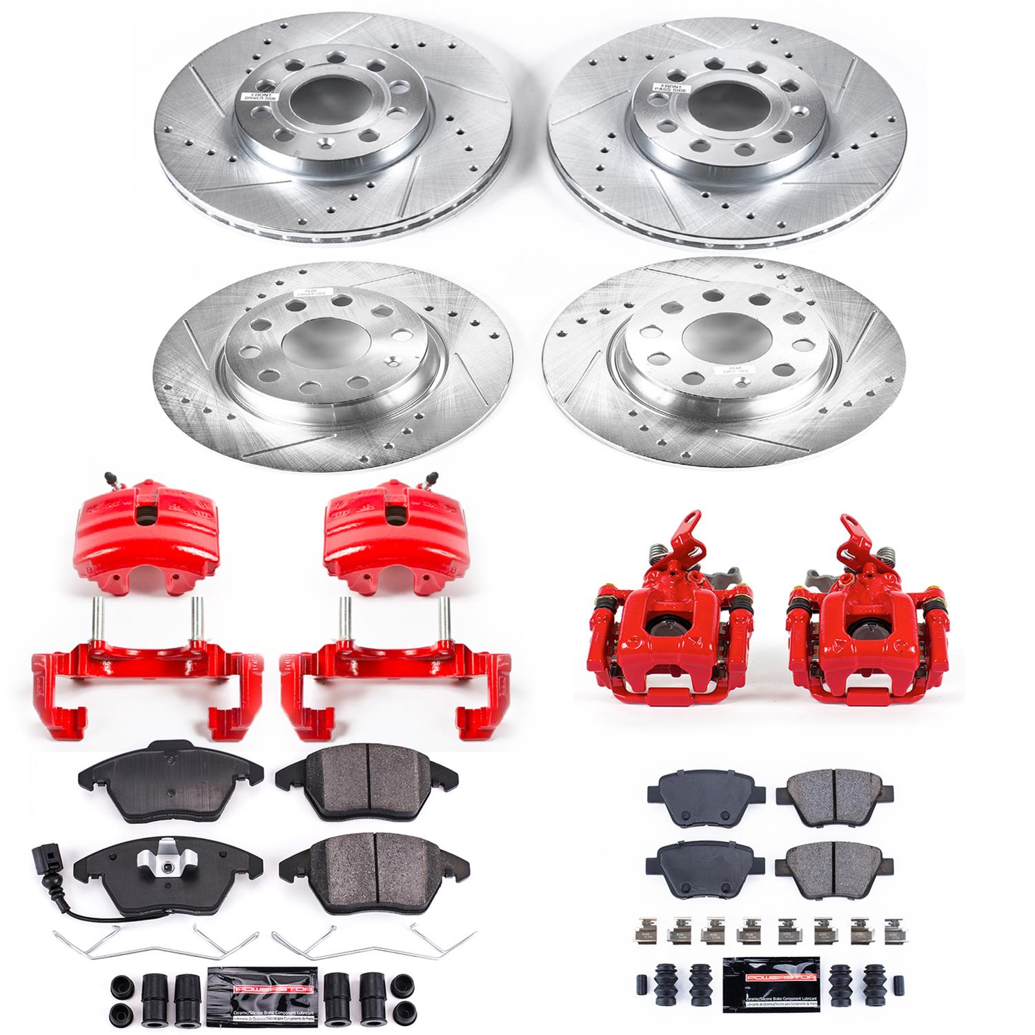Power Stop 2012 Volkswagen Beetle Front & Rear Z23 Evolution Sport Brake Kit w/Calipers (1x psbS2974, 1x psbK4623, 1x psbS6384, 1x psbK5667) thumbnail 5