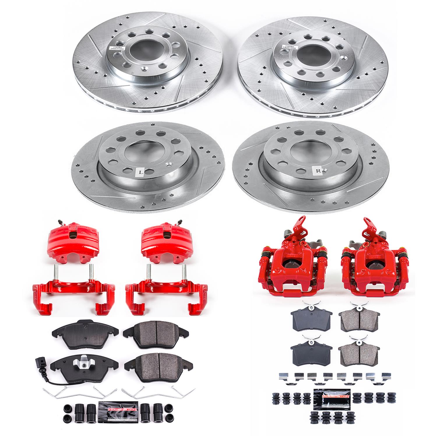 Power Stop 2019 Volkswagen Beetle Front & Rear Z23 Evolution Sport Brake Kit w/Calipers (1x psbS2974, 1x psbK4623, 1x psbS6384, 1x psbK5671) thumbnail 5