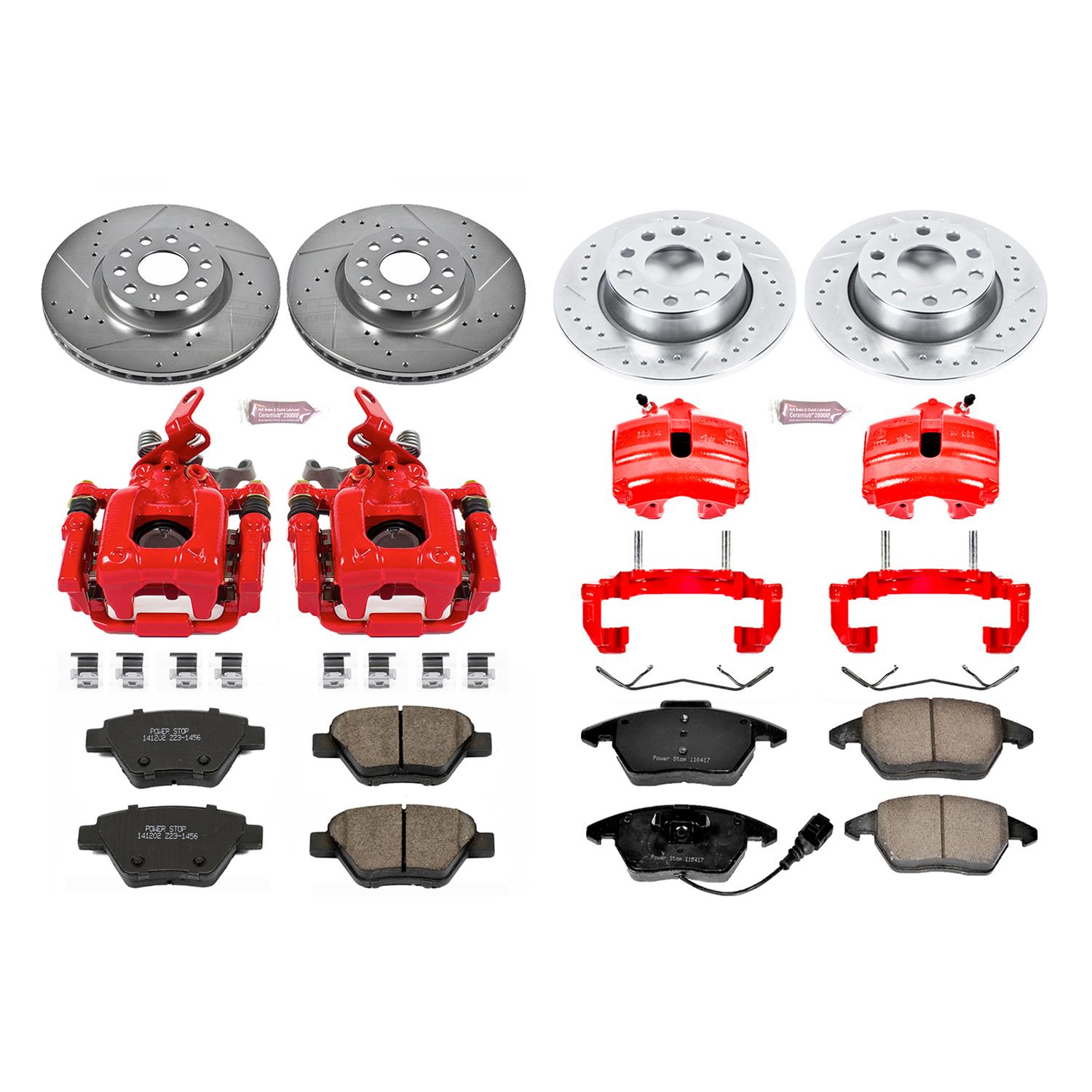 Power Stop KC5801 Power Stop Z23 Evolution Sport Brake Upgrade Kits