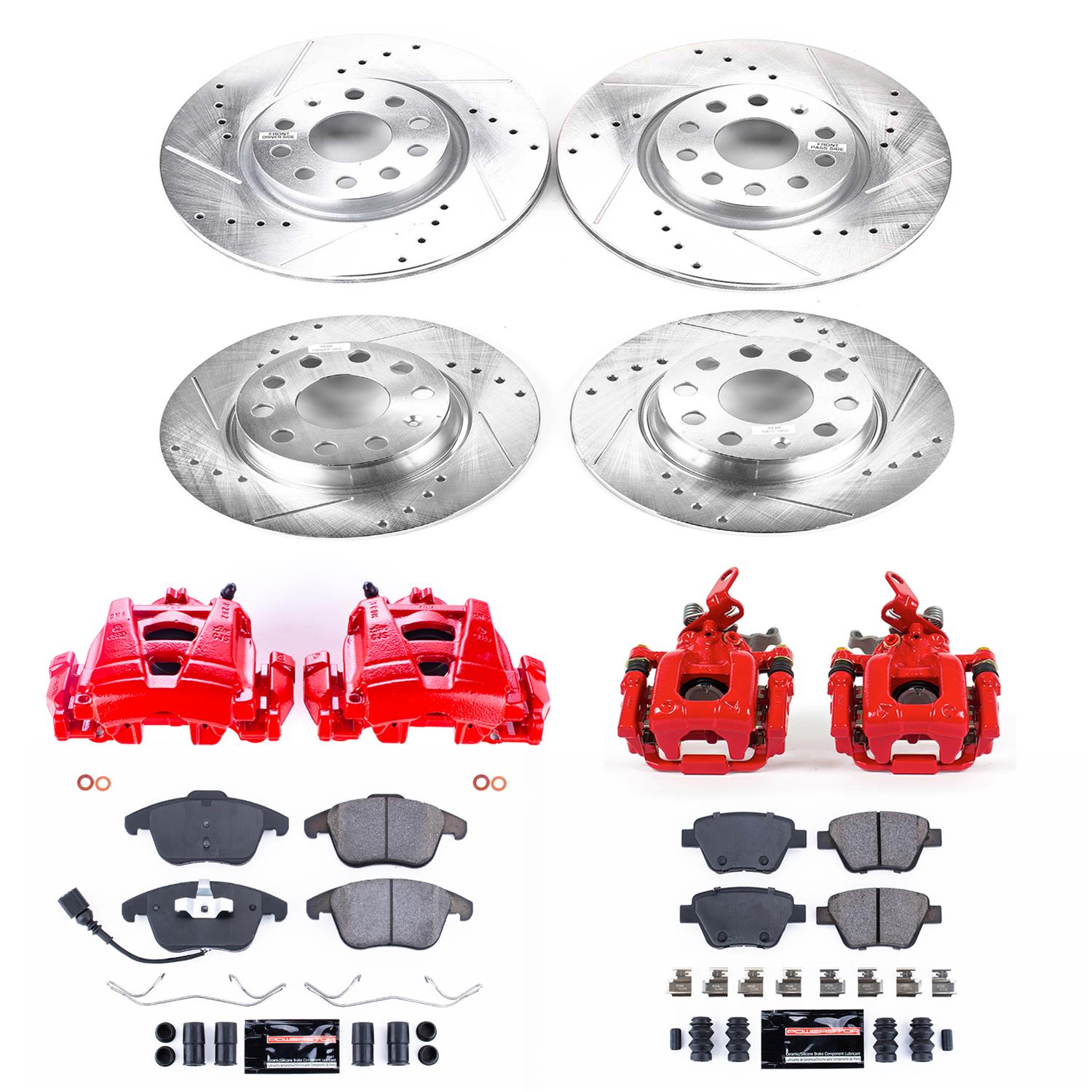 Power Stop 12-14 Volkswagen Passat Front & Rear Z23 Evolution Sport Brake Kit w/Calipers (1x psbS6384, 1x psbS6156, 1x psbK2963, 1x psbK5667) thumbnail 5