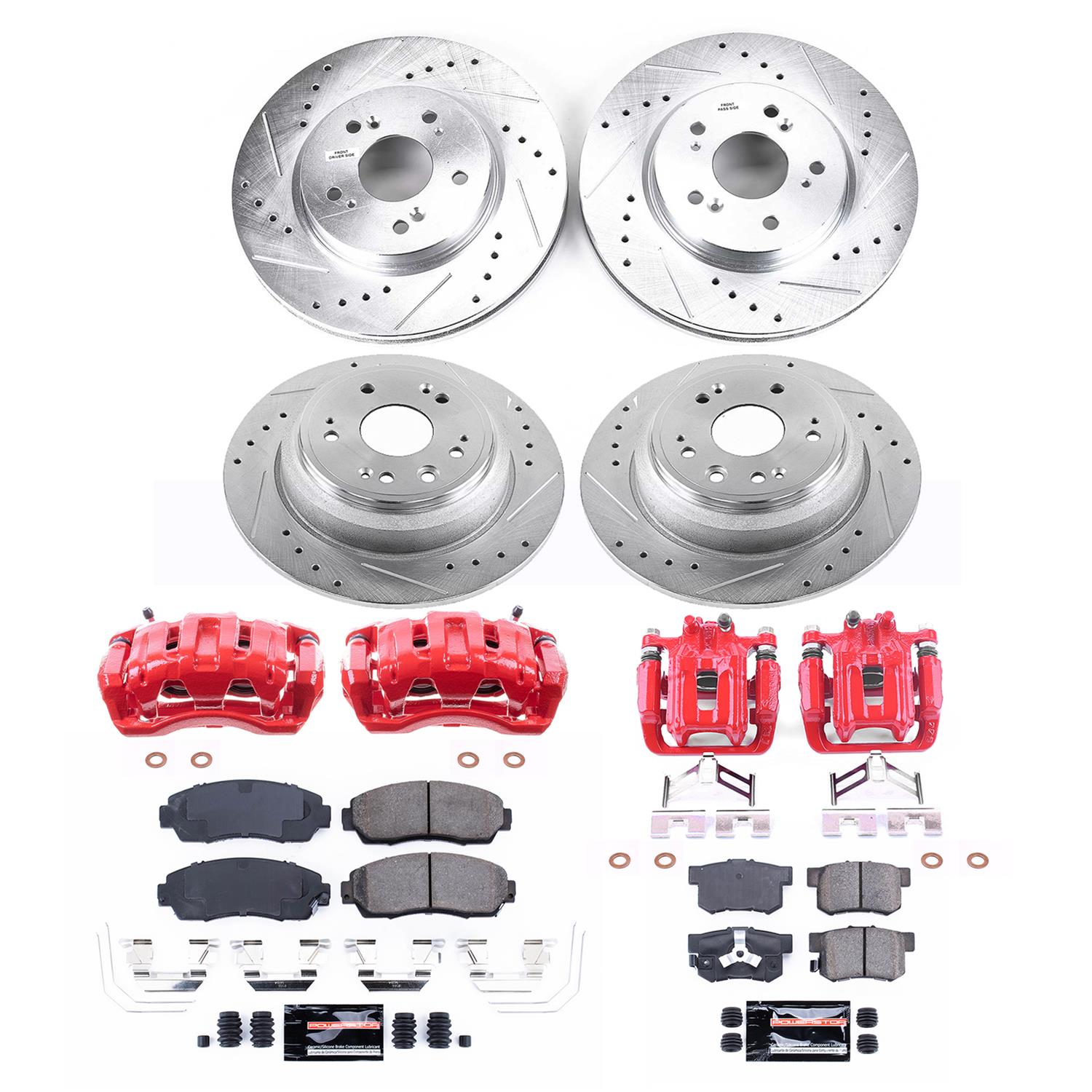 Power Stop 12-15 Honda Crosstour Front & Rear Z23 Evolution Kit w/Calipers (1x psbS2958, 1x psbK5432, 1x psbK5859, 1x psbS6886) thumbnail 5