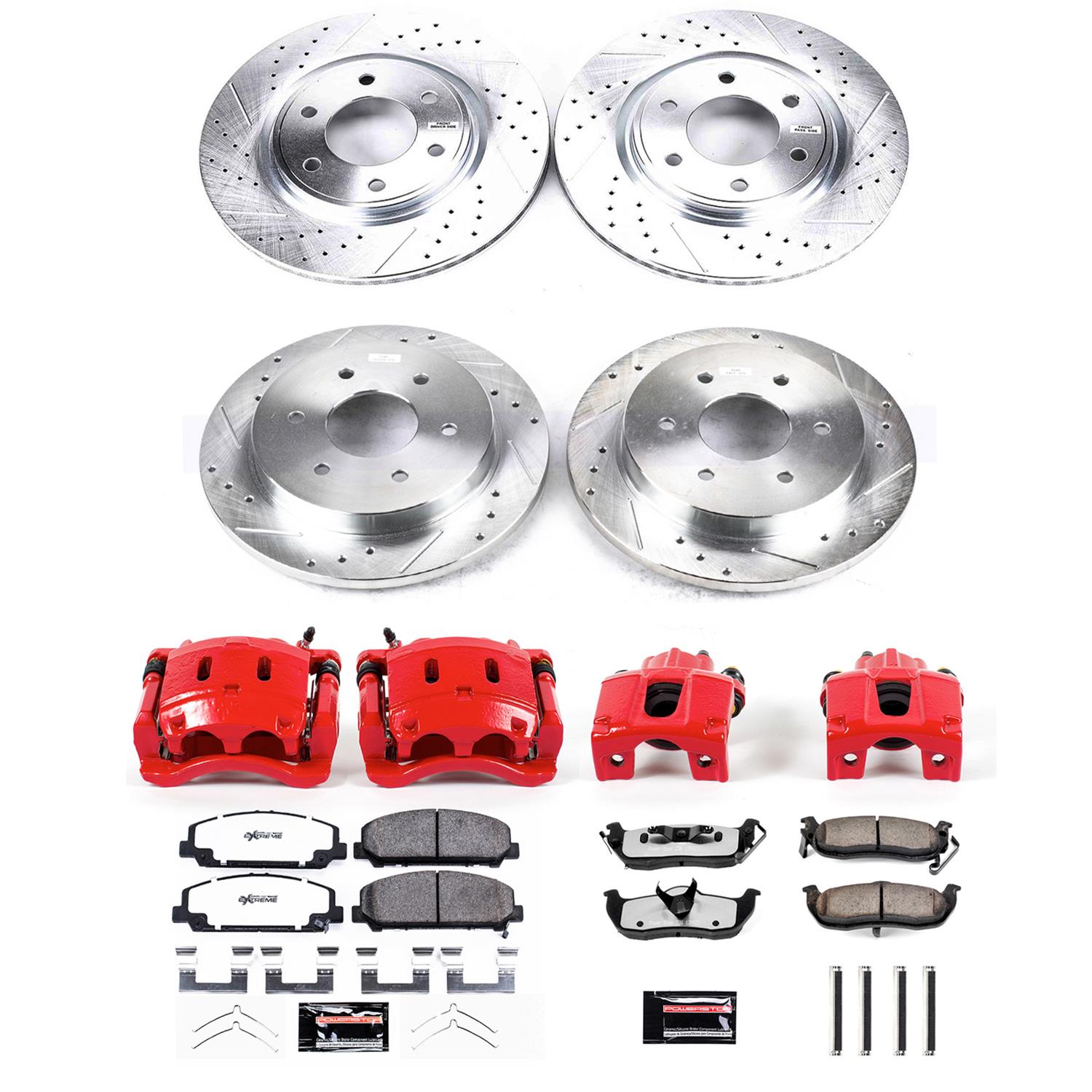 Power Stop 12-15 Nissan Armada Front and Rear Z36 Truck & Tow Kit w/Calipers (1x psbS3338, 1x psbS2948, 1x psbK2445-36, 1x psbK5821-36) thumbnail 9