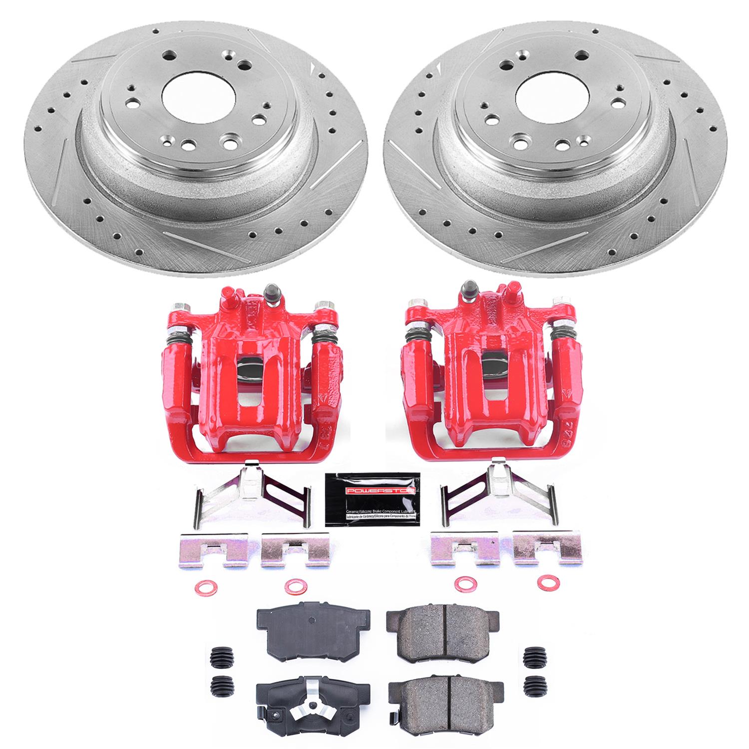 Power Stop 10-11 Honda Accord Crosstour Rear Z23 Evolution Sport Brake Kit w/Calipers (1x psbK5859, 1x psbS6886) thumbnail 5