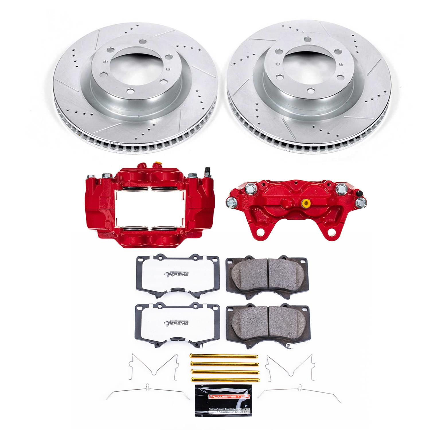 Power Stop 15-22 Toyota 4Runner Front Z36 Truck & Tow Kit w/Cals (1x psbK5873-36, 1x psbS15020) thumbnail 4