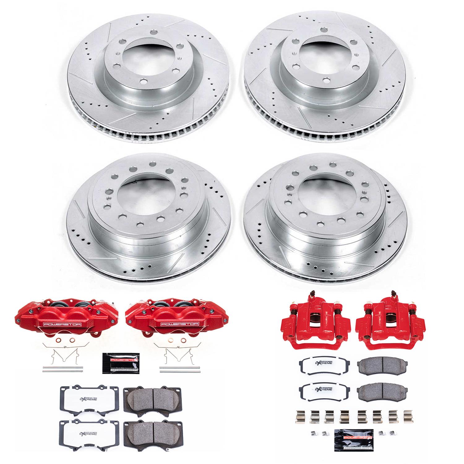 Power Stop KC5874-36 Power Stop Z36 Truck and Tow Brake Upgrade Kits with  Calipers | Summit Racing