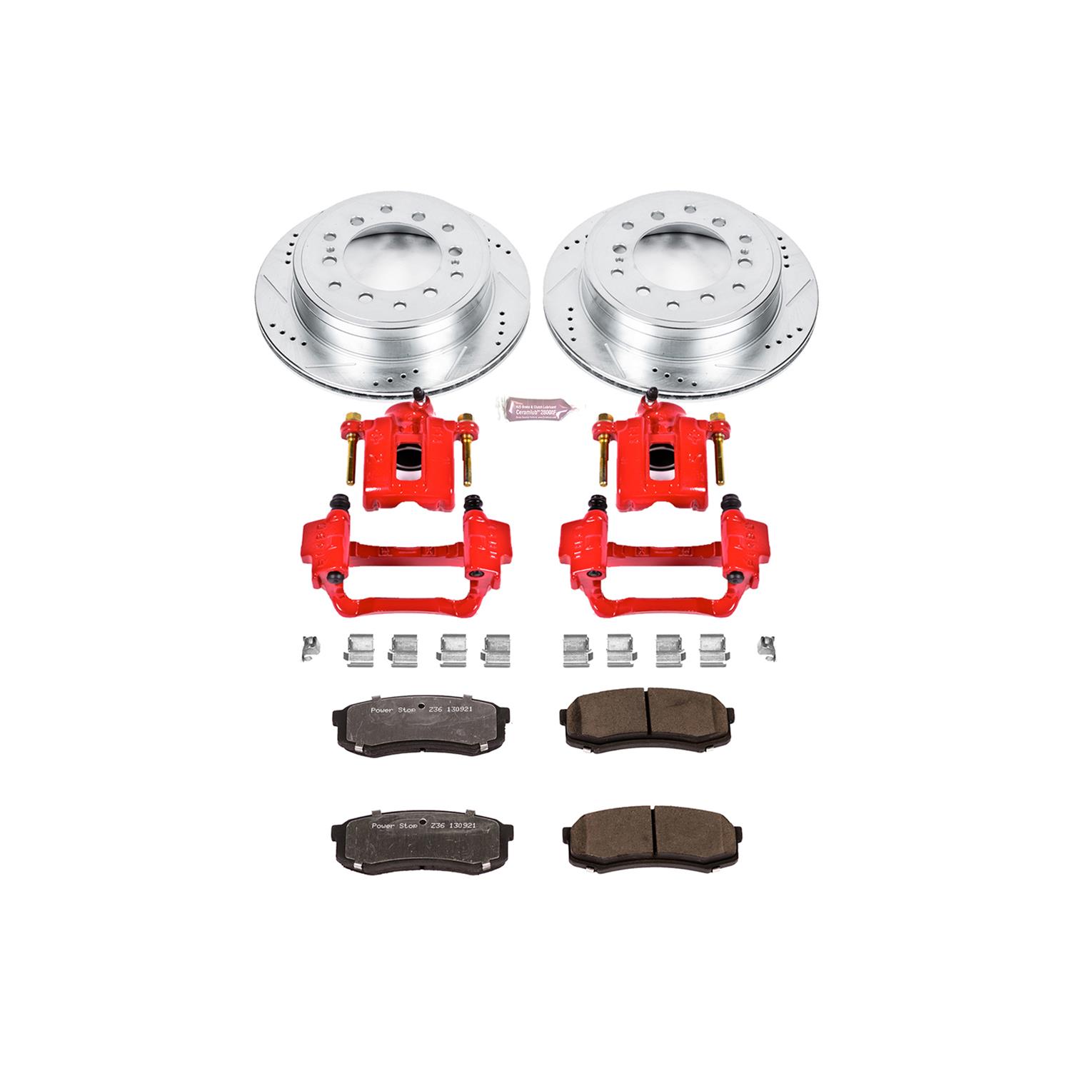 Power Stop KC587536 Power Stop Z36 Truck and Tow Brake Upgrade Kits