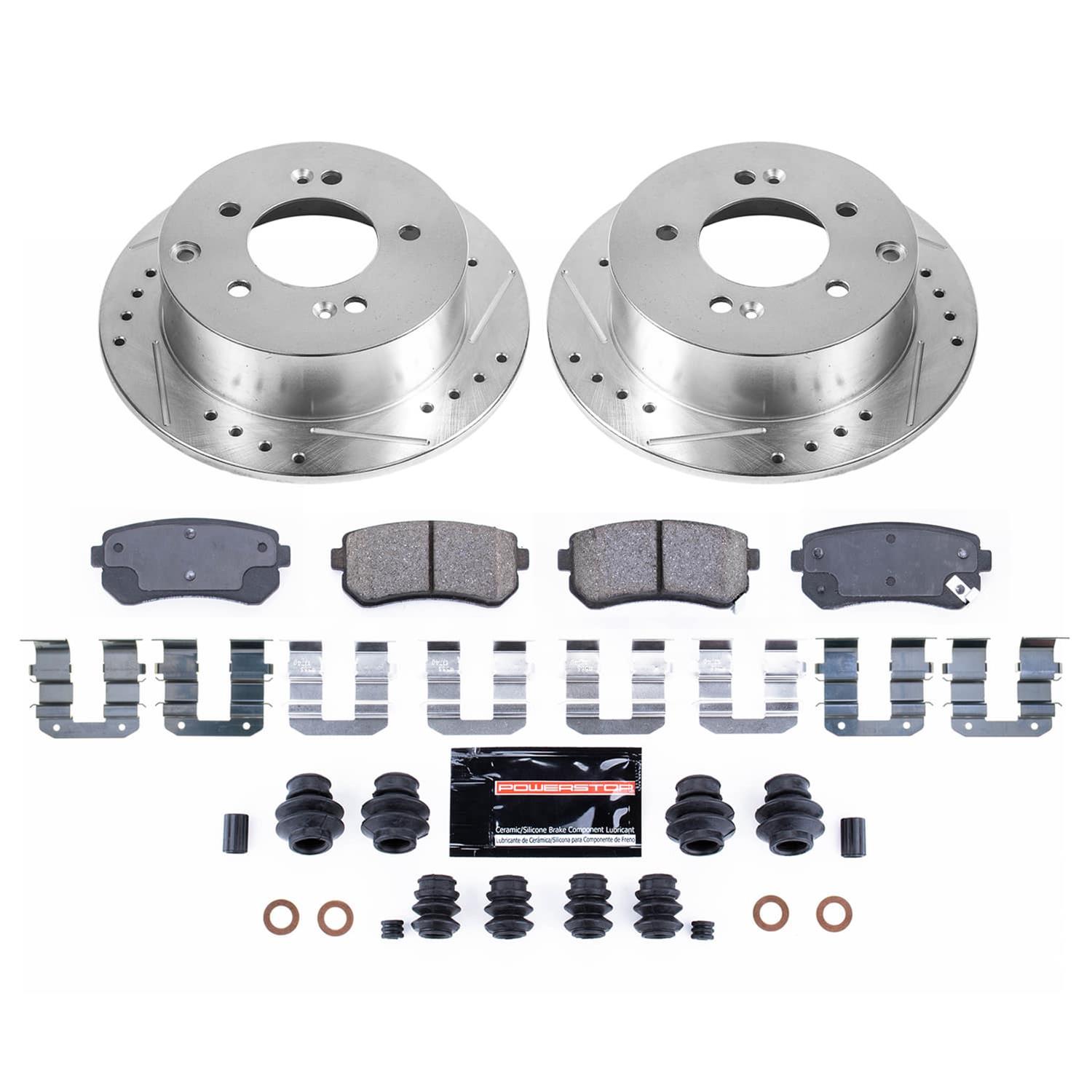 Power Stop 10-13 Kia Forte Koup Rear Z23 Evolution Kit w/Calipers (1x psbK5915, 1x psbS15164) thumbnail 2