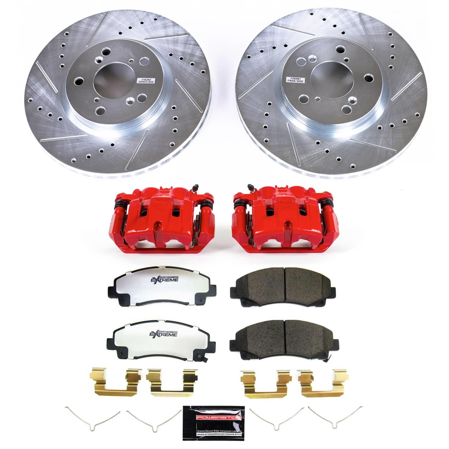 Power Stop 12-14 Honda Ridgeline Front Z26 Street Kit w/Calipers (1x psbS3102, 1x psbK5939-26) thumbnail 7