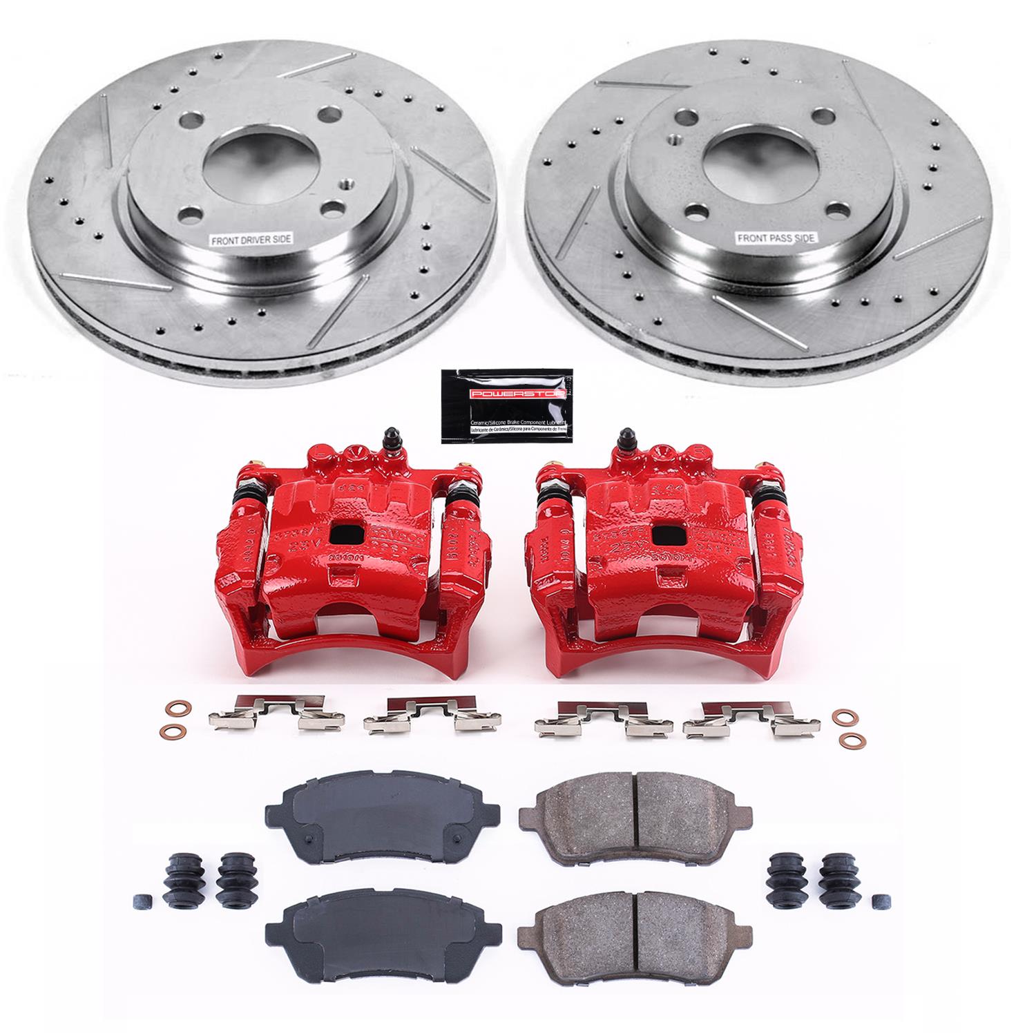 Power Stop 11-19 Ford Fiesta Front Z23 Evolution Sport Brake Kit w/Calipers (1x psbK5969, 1x psbS5304) thumbnail 5