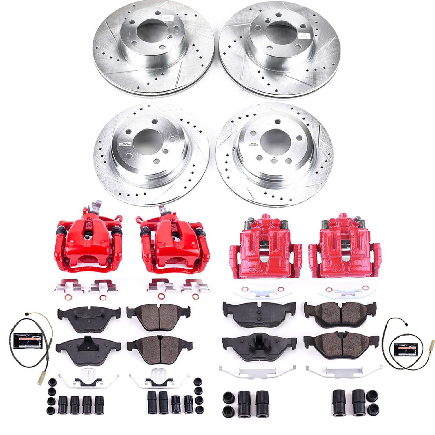 Power Stop 11-12 BMW 328i xDrive Front & Rear Z23 Evolution Sport Brake Kit w/Calipers (1x psbS3360, 1x psbS3226, 1x psbK5980, 1x psbK6073) thumbnail 6