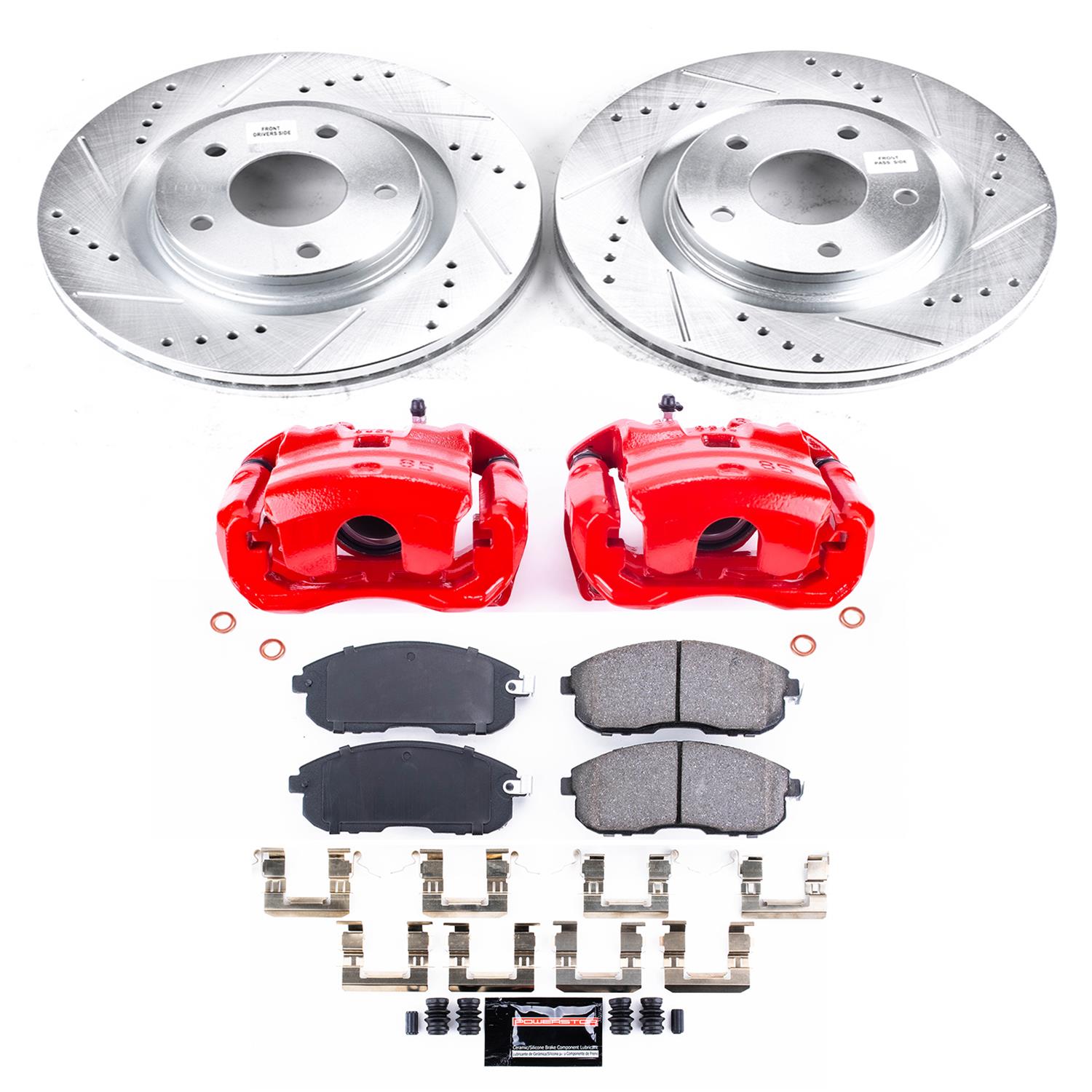Power Stop 11-17 Nissan Juke Front Z23 Evolution Sport Brake Kit w/Calipers (1x psbK6094, 1x psbS6640) thumbnail 7