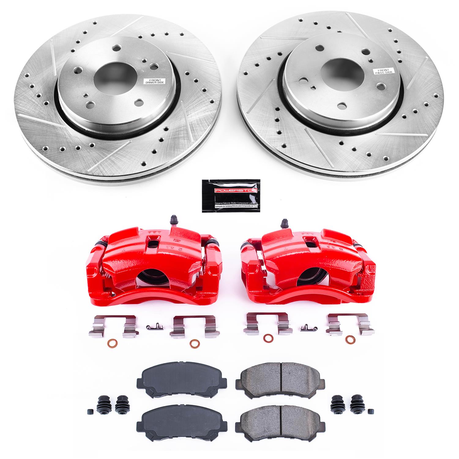 Power Stop 10-13 Suzuki Kizashi Front Z23 Evolution Sport Brake Kit w/Calipers (1x psbS3428, 1x psbK6102) thumbnail 8