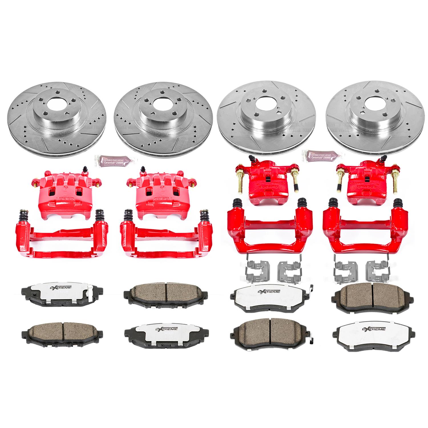 PowerStop Z26 Street Warrior Front Brake Kit | BMW Z4 (09-10) (K6578-26)