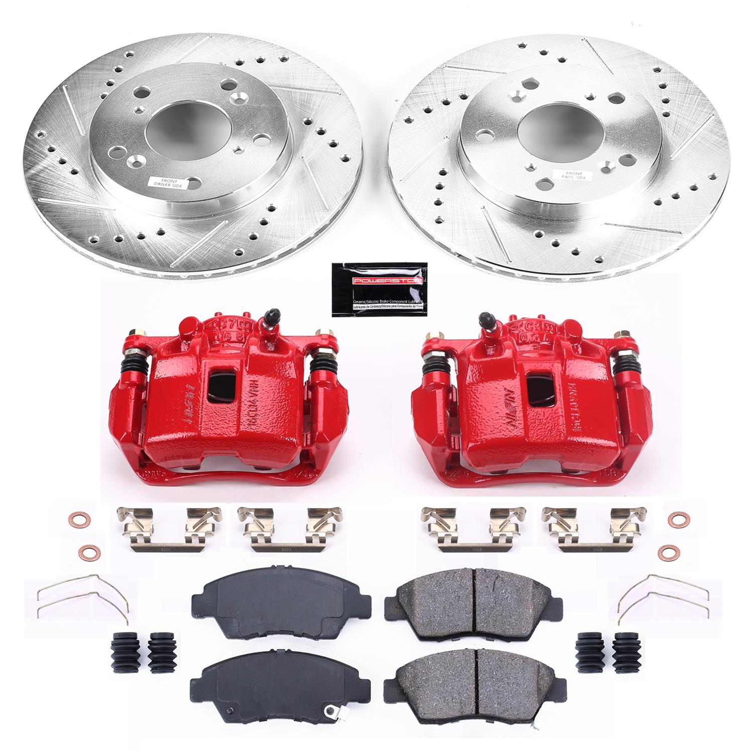 Power Stop 13-15 Acura ILX Front Z23 Evolution Sport Brake Kit w/Calipers (1x psbS6038, 1x psbK6317) thumbnail 4