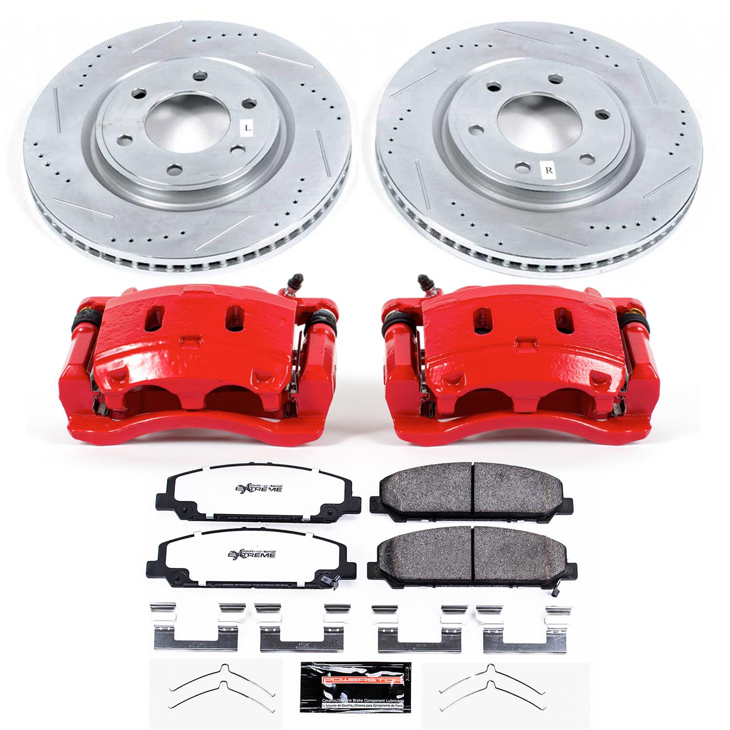 Power Stop 17-22 Nissan Armada Front Z36 Truck & Tow Kit w/Cals (1x psbK6321-36, 1x psbS3338) thumbnail 9