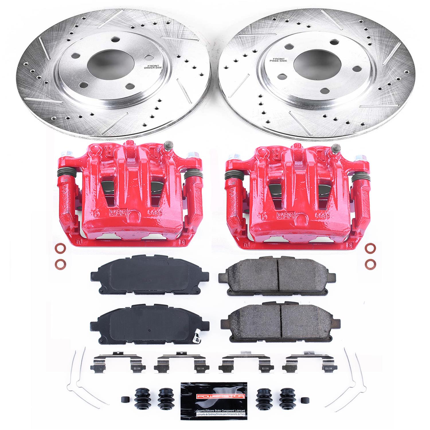 Power Stop 11-17 Nissan Quest Front Z23 Evolution Sport Brake Kit w/Calipers (1x psbK6360, 1x psbS3106) thumbnail 2