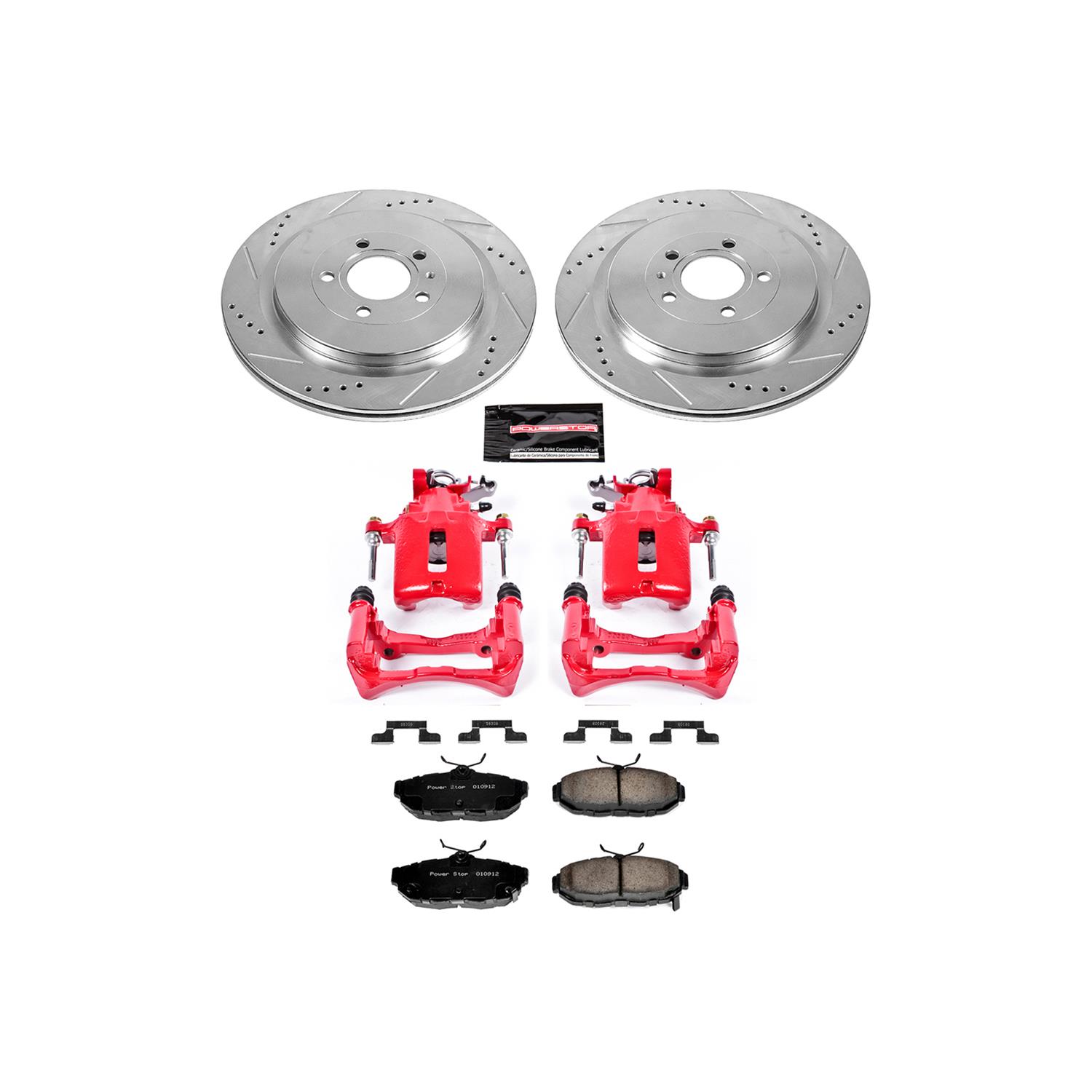 Power Stop 13-14 Ford Mustang Rear Z23 Evolution Sport Brake Kit w/Calipers (1x psbS4926, 1x psbK6402) thumbnail 5