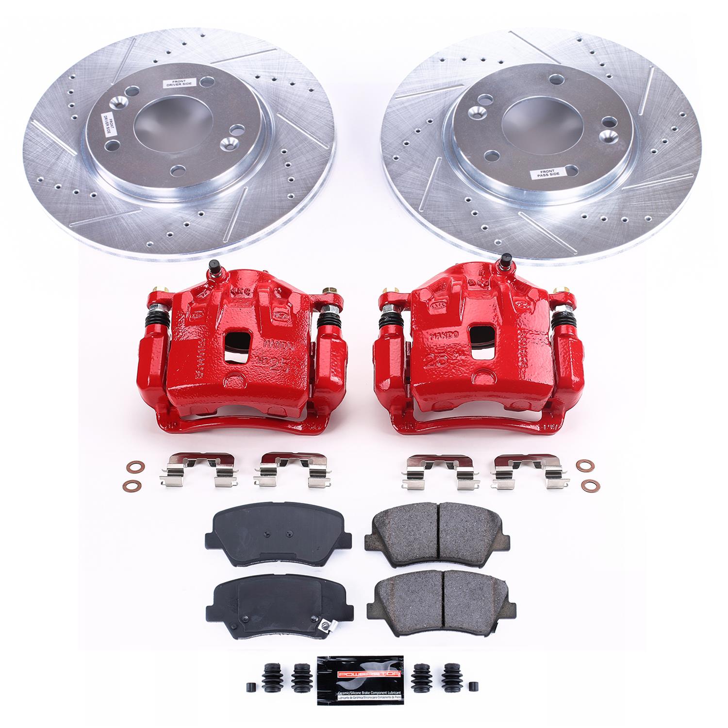 Power Stop 11-16 Hyundai Elantra Front Z23 Evolution Sport Brake Kit w/Calipers (1x psbS6464, 1x psbK6503) thumbnail 5