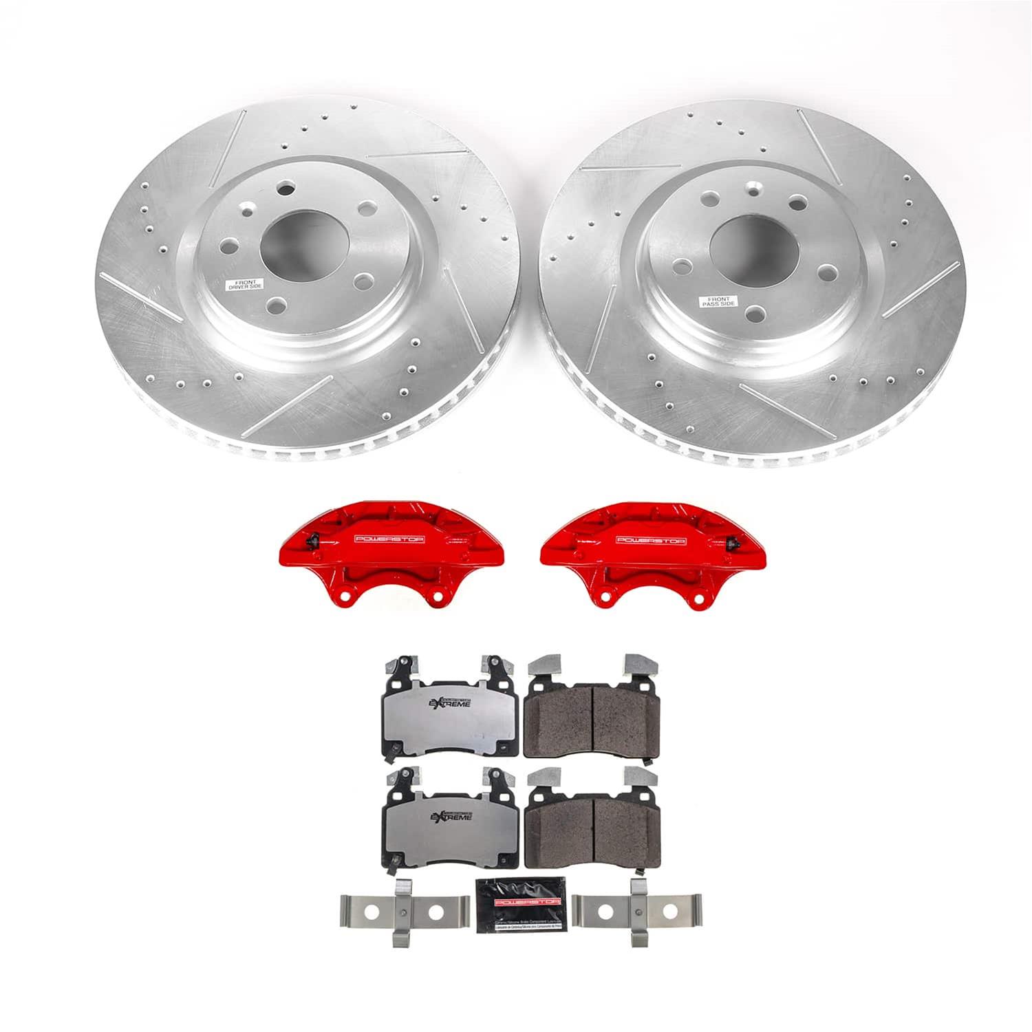 Power Stop 14-19 Chevrolet Corvette Front Z26 Street Kit w/Calipers (1x psbK6534-26, 1x psbS15038) thumbnail 8
