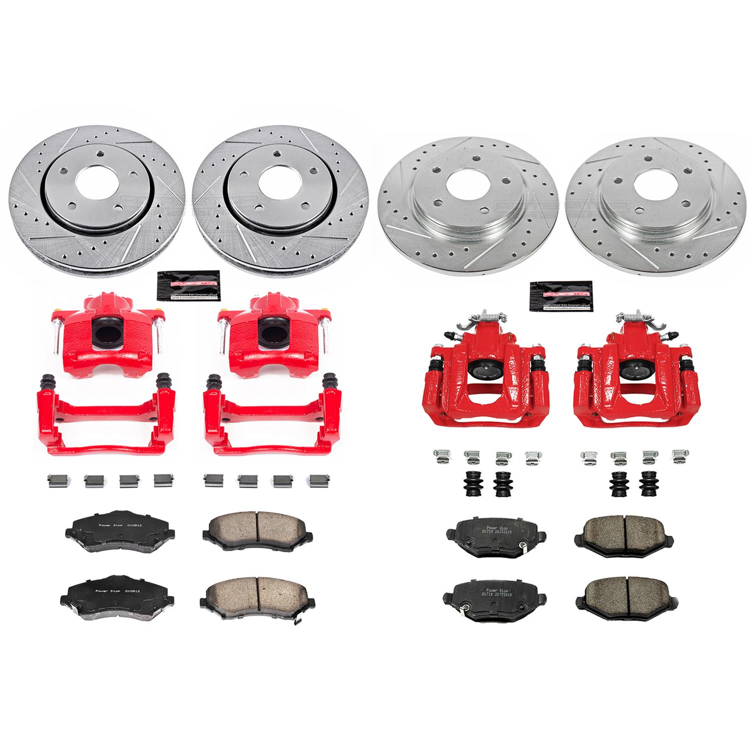 Power Stop 12-16 Chrysler Town & Country Front & Rear Z23 Evolution Sport Brake Kit w/Calipers (1x psbK3118, 1x psbS5044, 1x psbK6544, 1x psbS5080) thumbnail 7