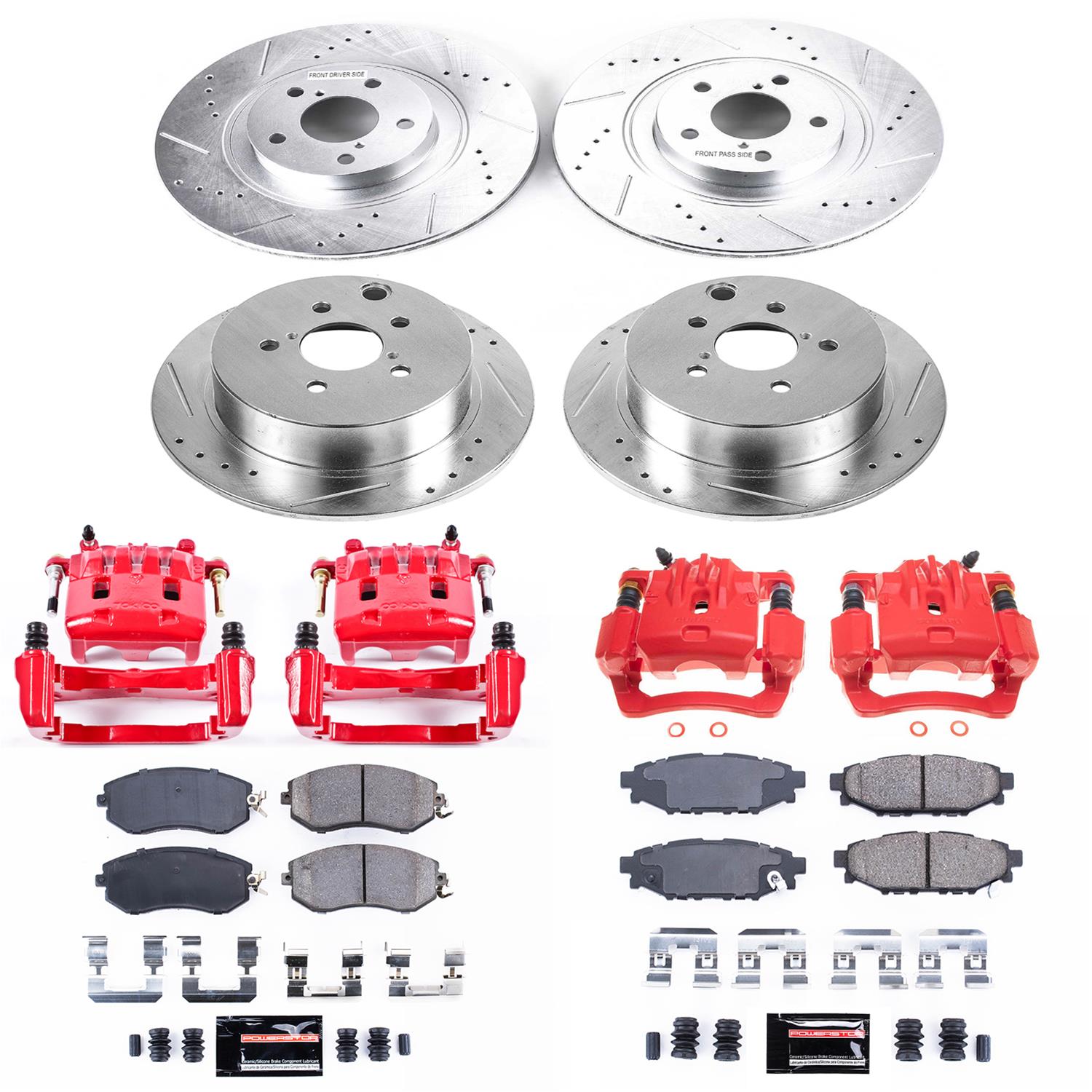 PowerStop KC6762 PowerStop Z23 Evolution Sport Brake Upgrade Kits