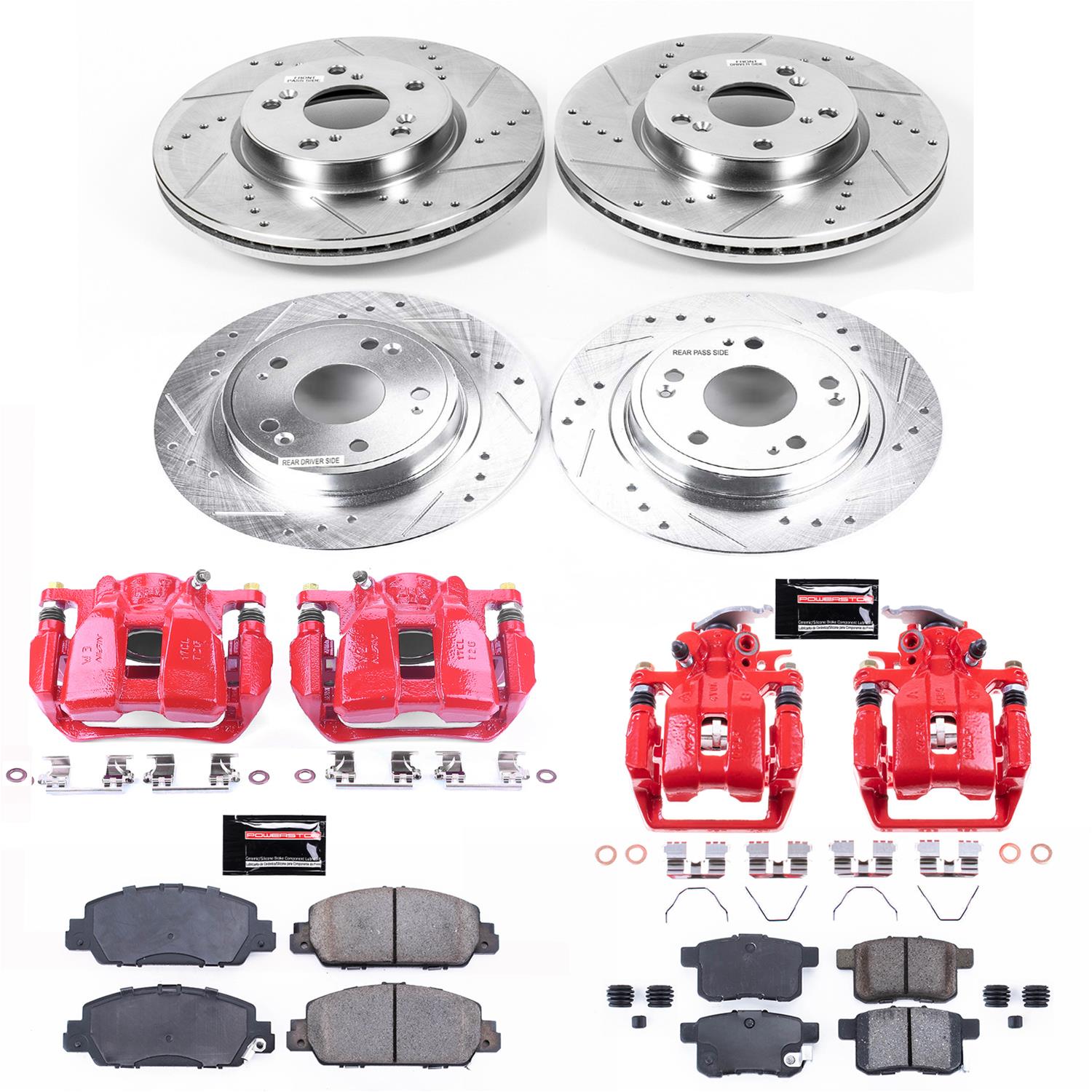 PowerStop KC6778 PowerStop Z23 Evolution Sport Brake Upgrade Kits
