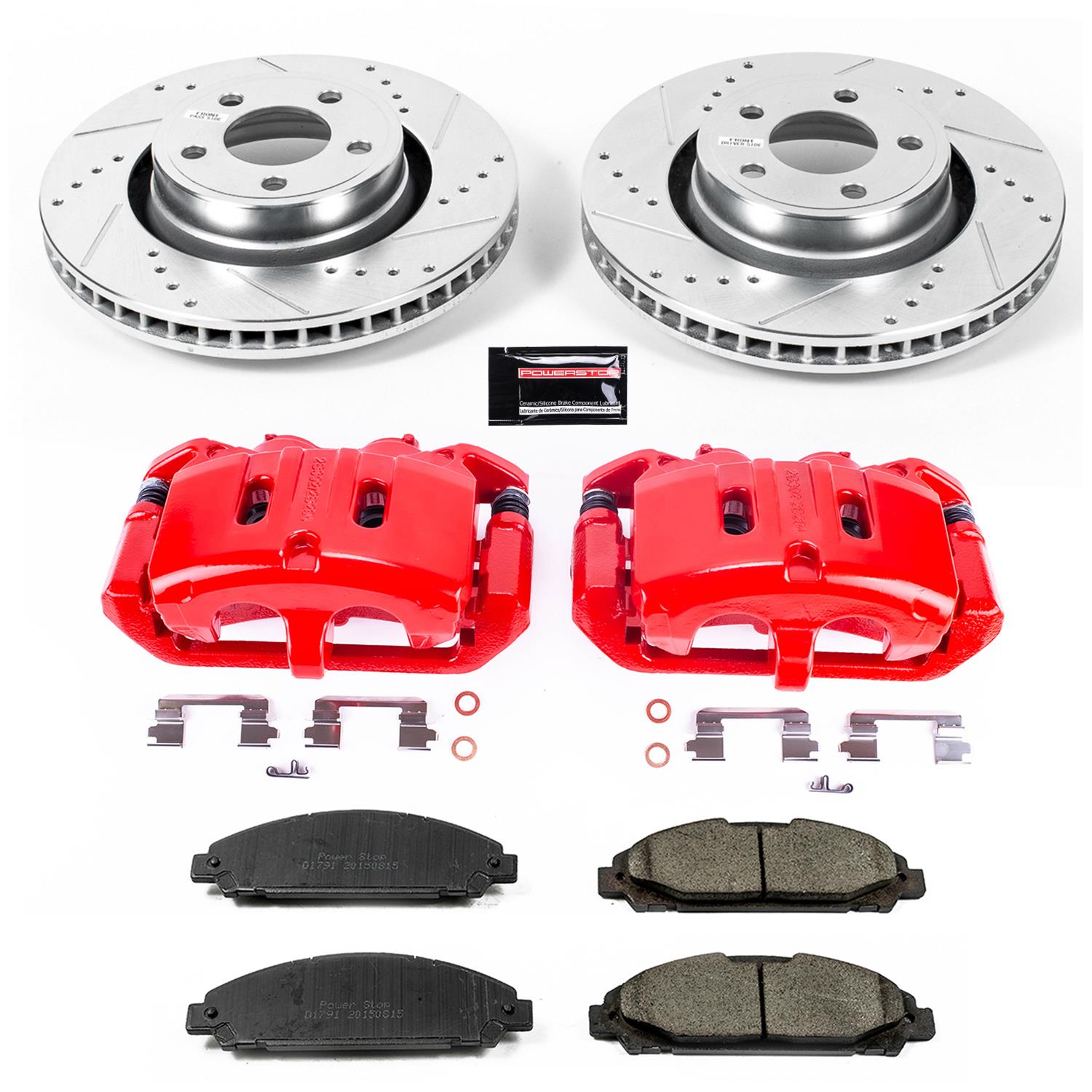 Power Stop 15-17 Ford Mustang Front Z23 Evolution Sport Brake Kit w/Calipers (1x psbS15008, 1x psbK6809) thumbnail 5