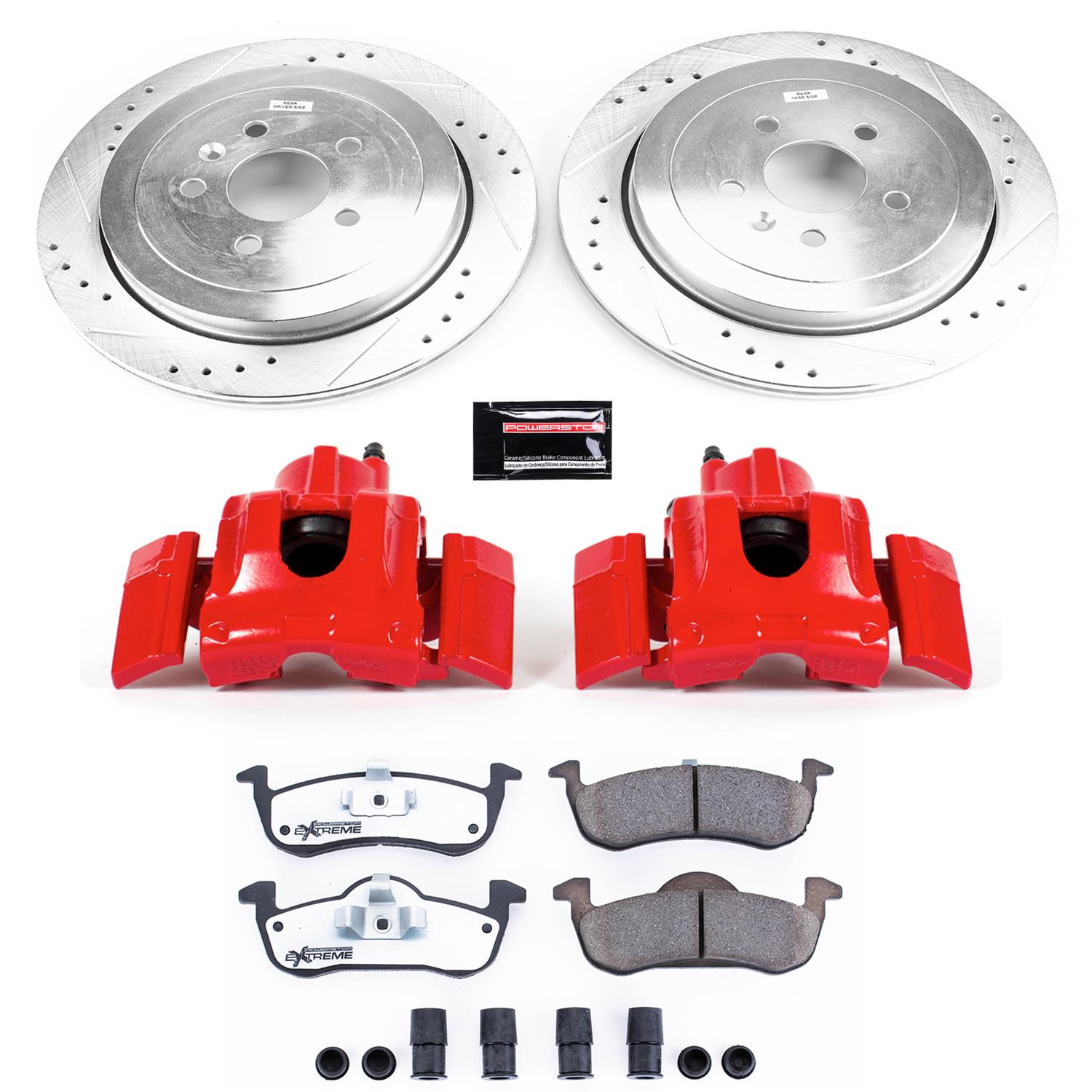 Power Stop 13-19 Lincoln MKT Rear Z36 Truck&Tow Kit w/Cals (1x psbS5048, 1x psbK6819-36) thumbnail 9