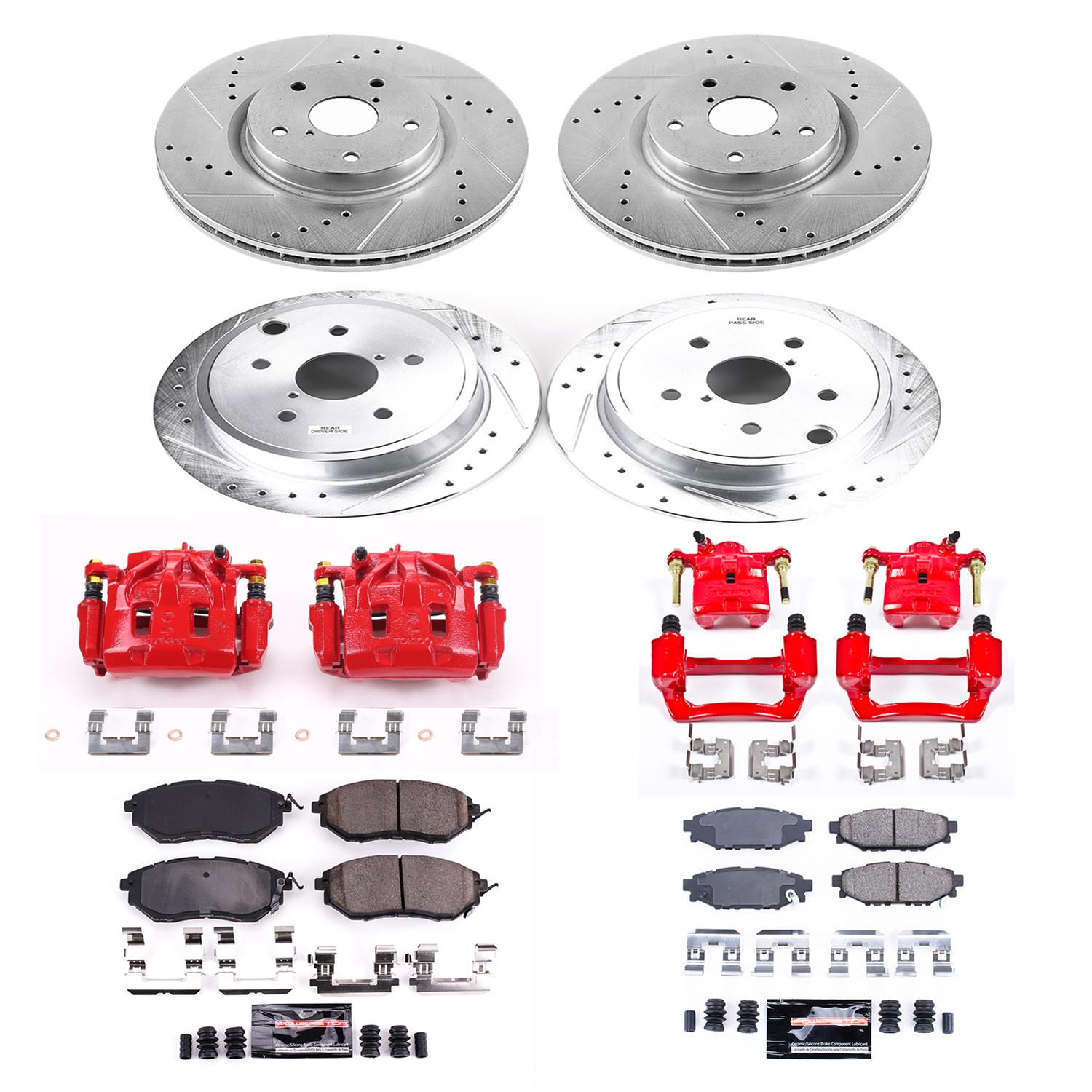 Power Stop 15-19 Subaru WRX Front & Rear Z23 Evolution Sport Brake Kit w/Calipers (1x psbS3424, 1x psbS3348, 1x psbK4603, 1x psbK6977) thumbnail 5