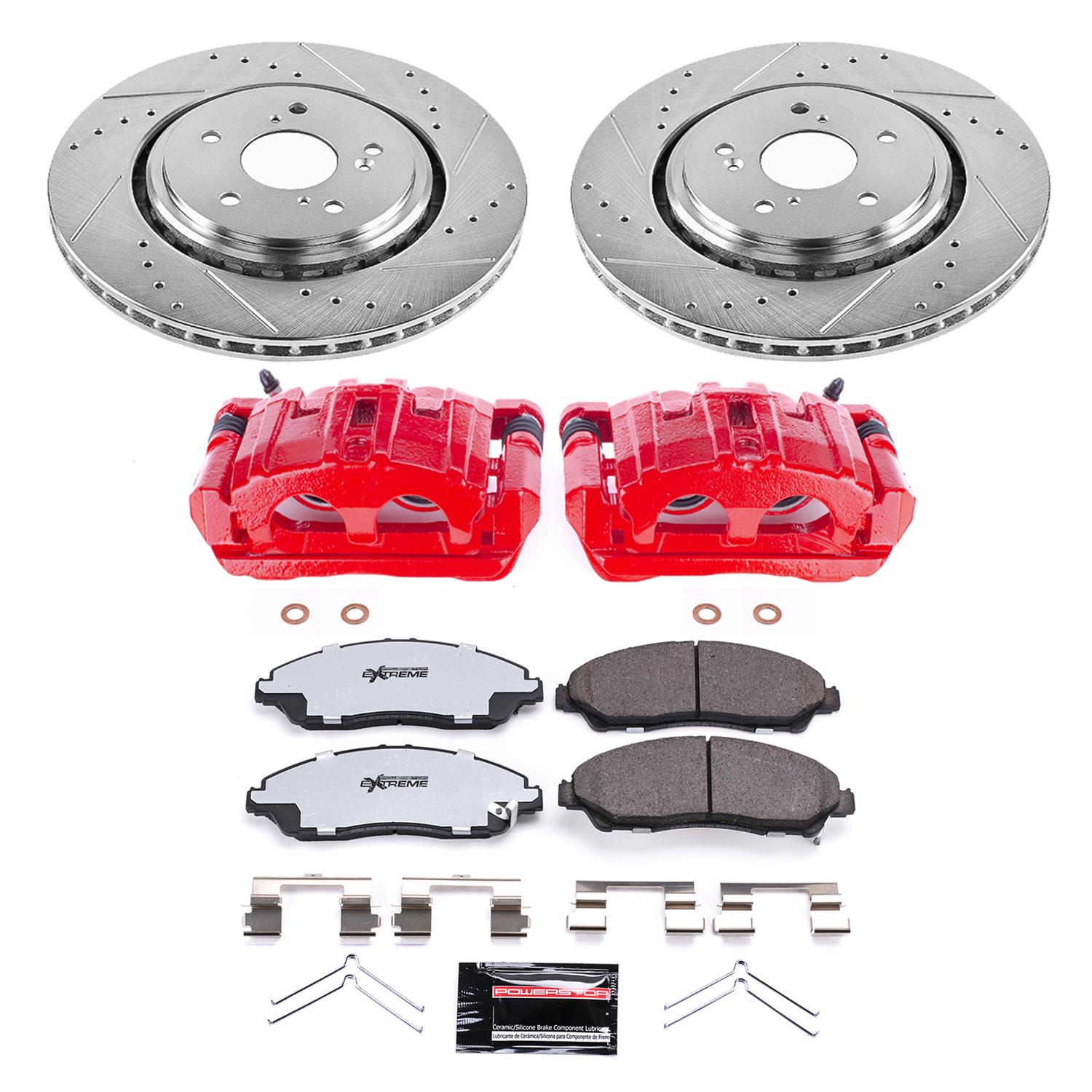 Power Stop 14-16 Acura MDX Front Z36 Truck & Tow Kit w/Cals (1x psbK6957-36, 1x psbS3826A) thumbnail 7