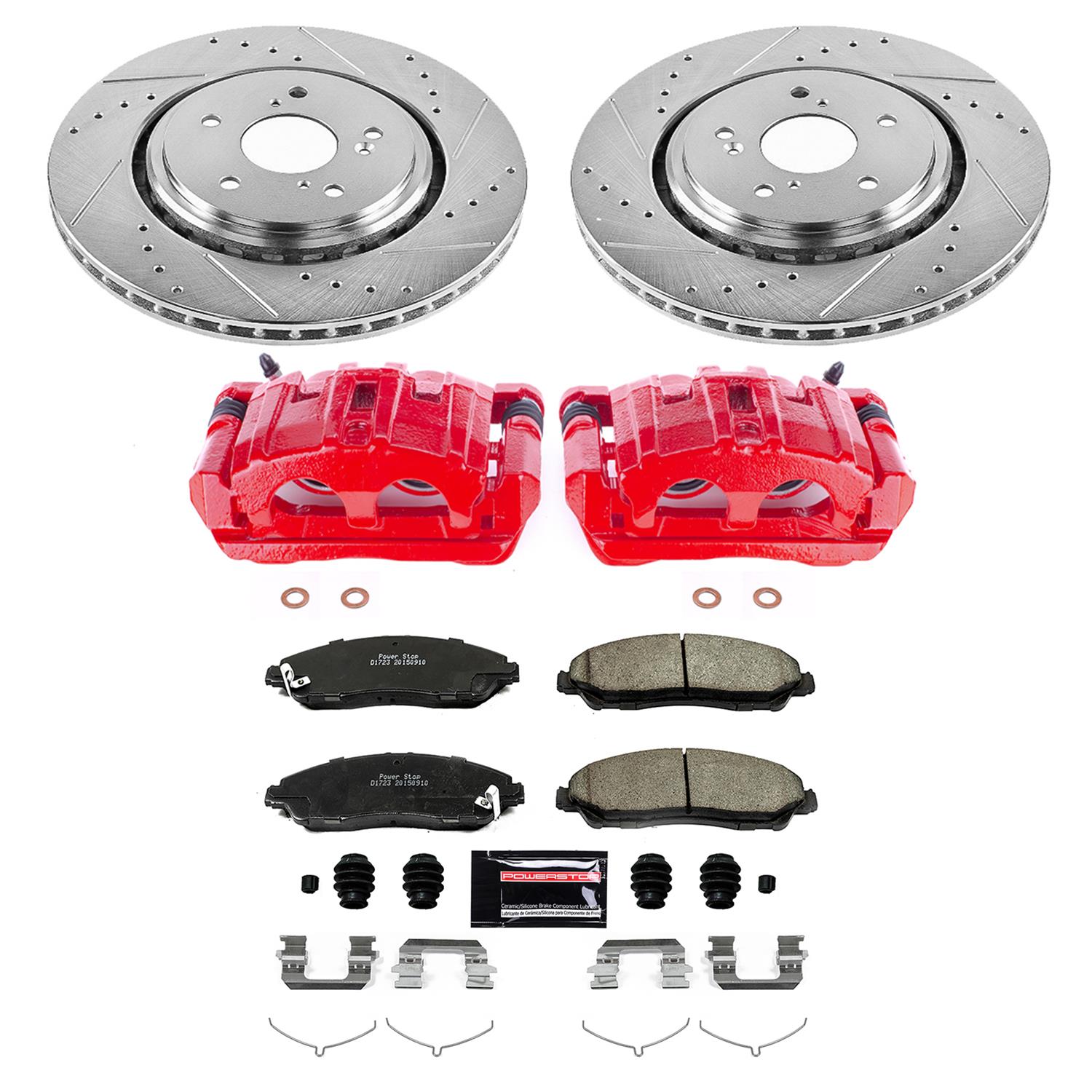 Power Stop 14-16 Acura MDX Front Z23 Evolution Sport Brake Kit w/Calipers (1x psbS3826A, 1x psbK6957) thumbnail 5