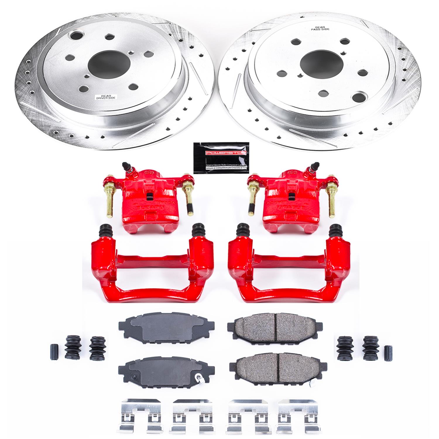 Power Stop 15-19 Subaru WRX Rear Z23 Evolution Sport Brake Kit w/Calipers (1x psbS3424, 1x psbK6977) thumbnail 2
