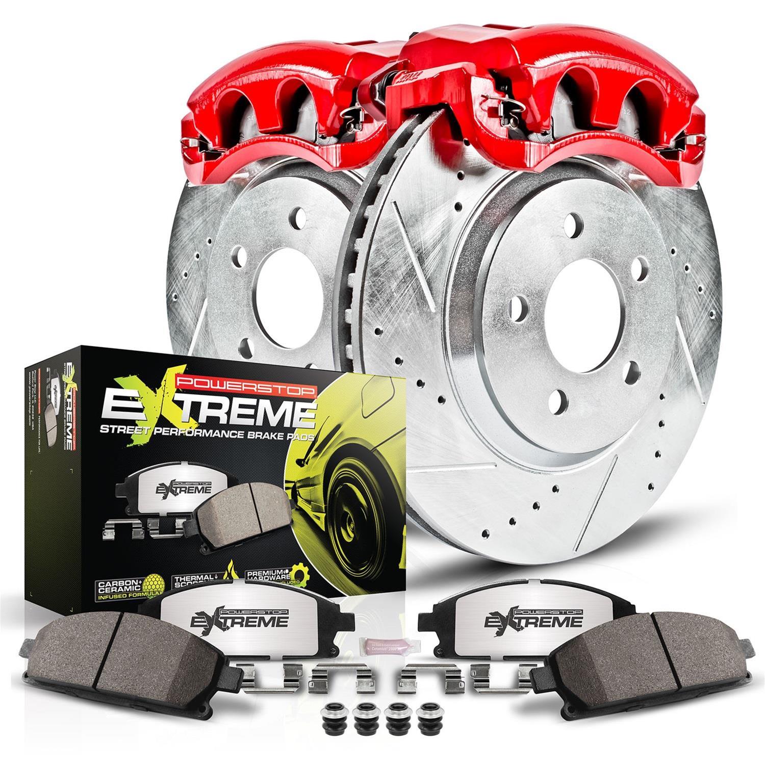 Power Stop 14-18 Subaru Forester Rear Z26 Street Kit w/Calipers (1x psbK6978-26, 1x psbS6376) thumbnail 3