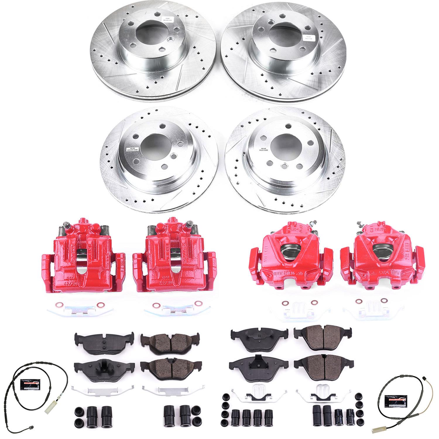 Power Stop 13-15 BMW X1 Front & Rear Z23 Evolution Sport Brake Kit w/Calipers (1x psbS3360, 1x psbK7008, 1x psbS3226, 1x psbK6073) thumbnail 5