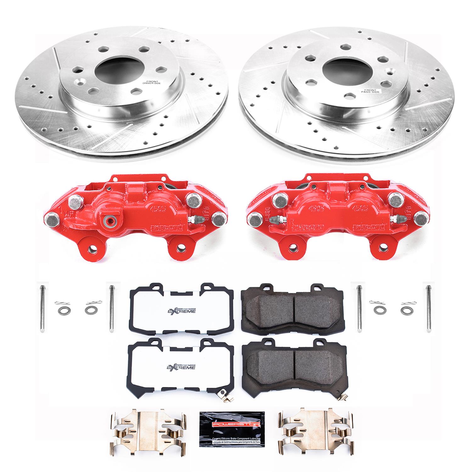 Power Stop 15-20 GMC Canyon Front Z36 Truck & Tow Kit w/Cals (1x psbS5520, 1x psbK7126-36) thumbnail 9